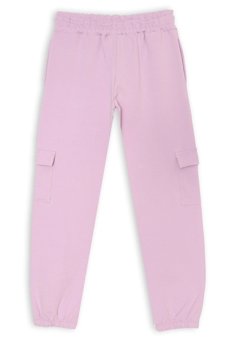 Purple Danza Size Fleece Set with Logo for Baby Girls - LILAC | CammarataMode