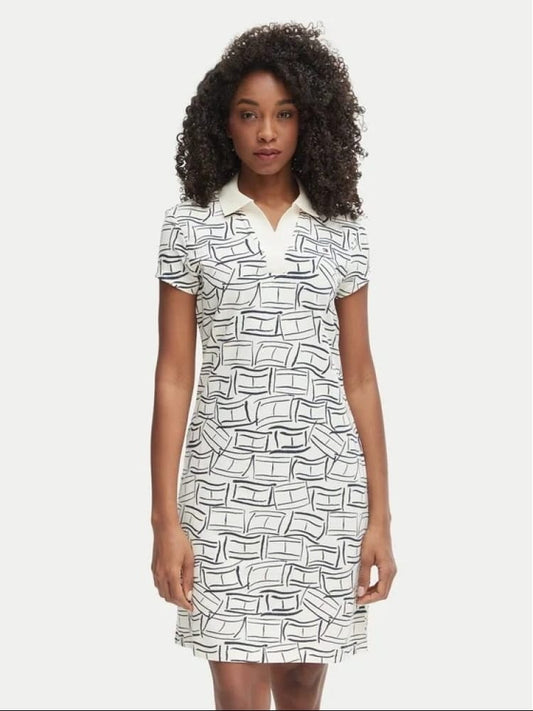 Tommy Hilfiger abito bianco donna all over