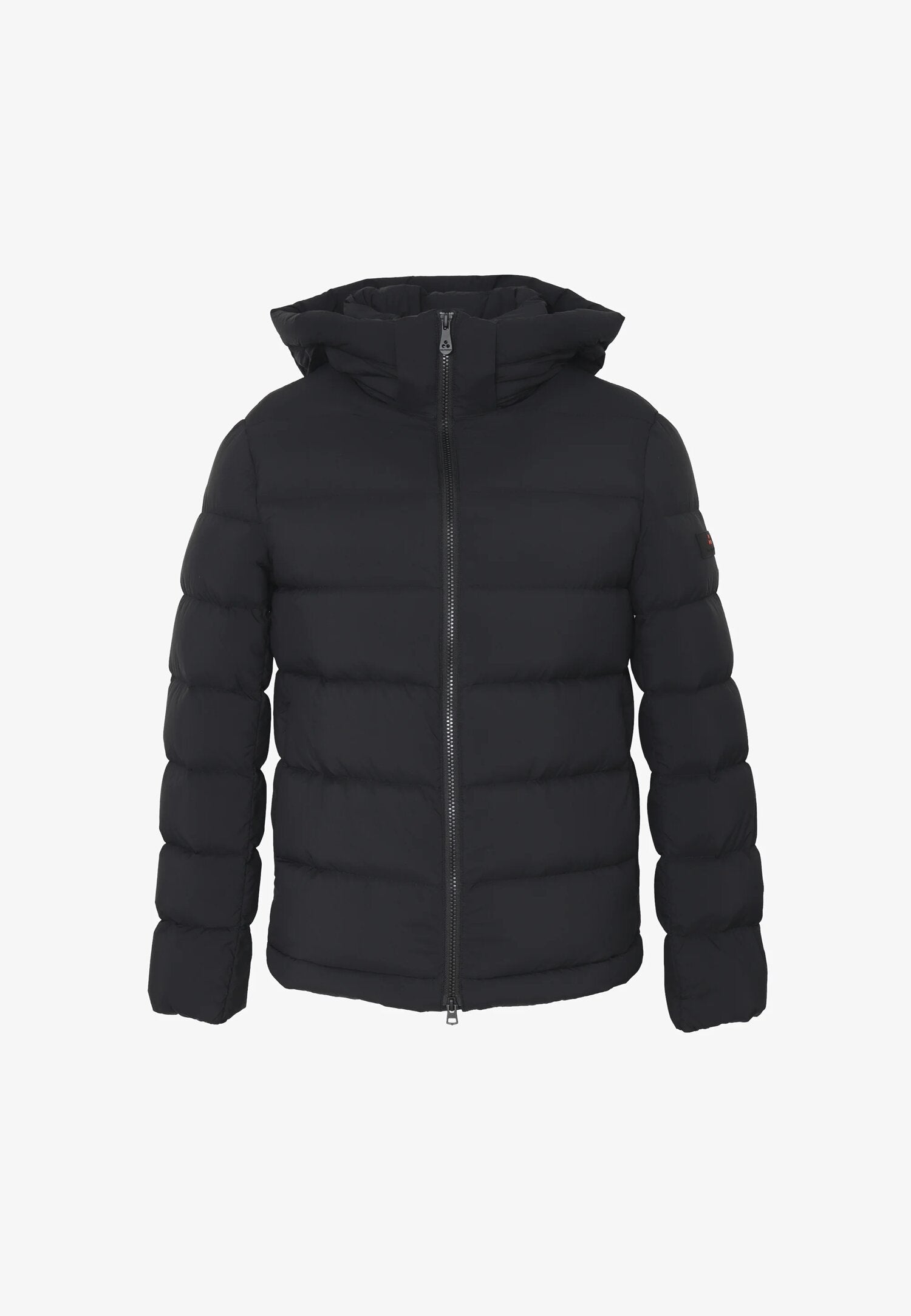 Peuterey piumino invernale bambino e ragazzo nero con cappuccio