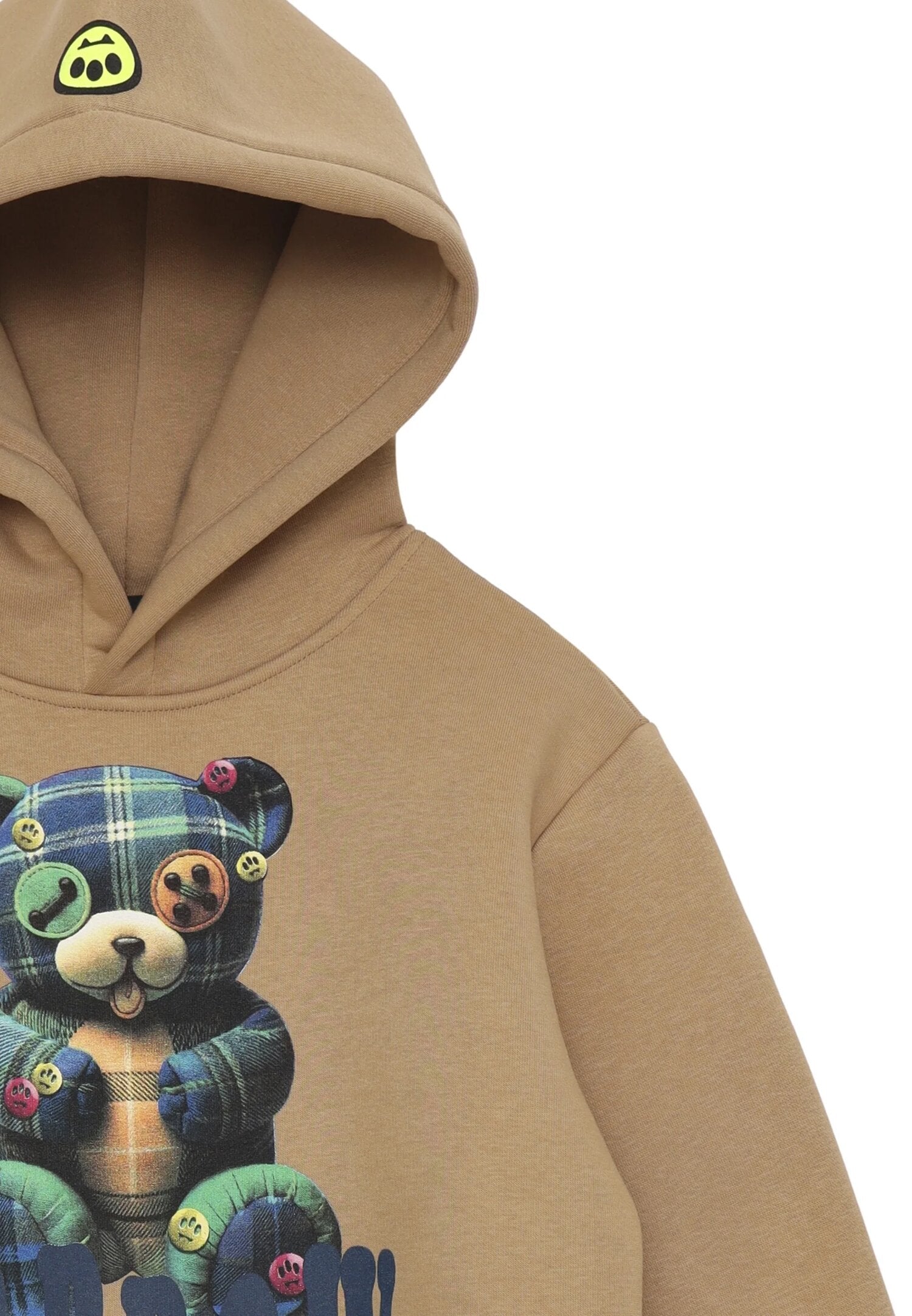 Barrow Felpa Beige Bambino In Cotone Con Cappuccio | Passeggio AI25 | CammarataMode