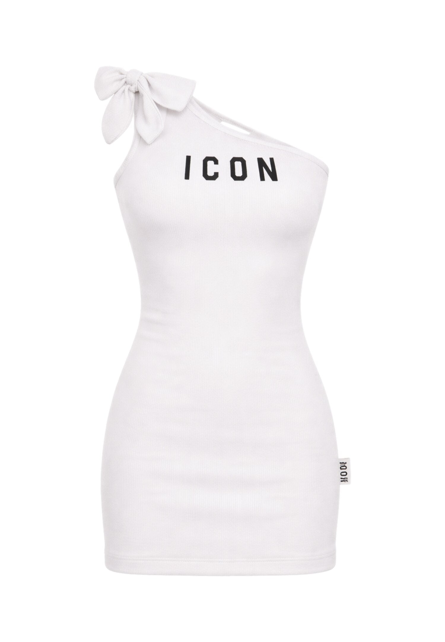 Icon Vestito Bianco Fiocco Bambina Slim Fit IGDR001242_