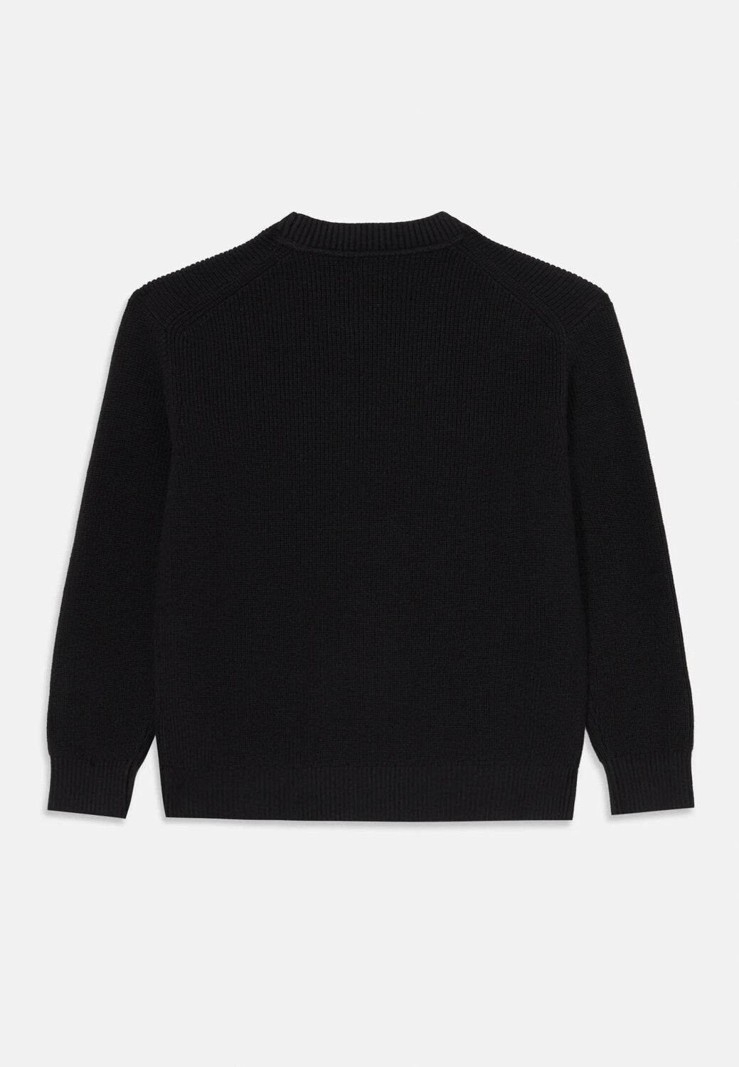 Calvin Klein Maglione Bambino Stitch Logo - Nero