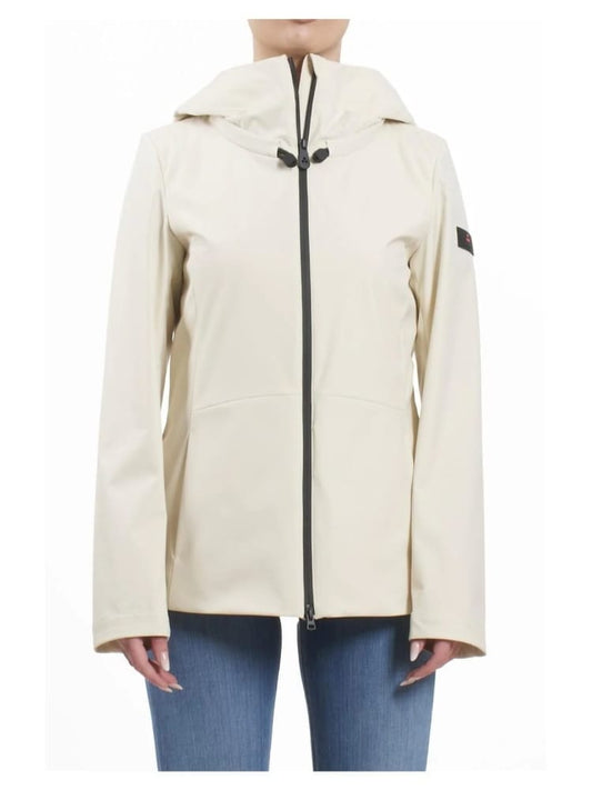 Peuterey giubbotto crema donna mini logo