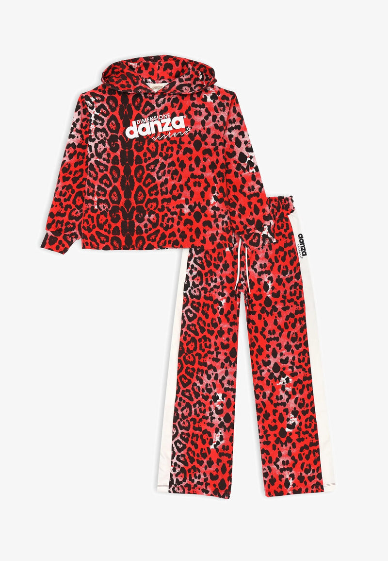 Complete girl's Dimensione Danza with graffiti print, black and white - FANTASY | CammarataMode