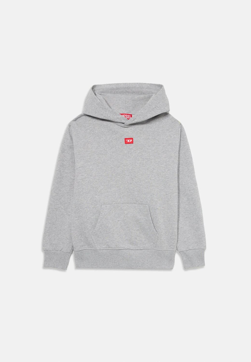 Diesel felpa bambino ragazzo grigia con cappuccio cotone 8-16 anni - GRIGIO | CammarataMode