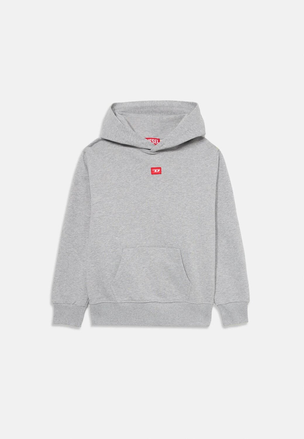 Diesel felpa bambino ragazzo grigia con cappuccio cotone 8-16 anni