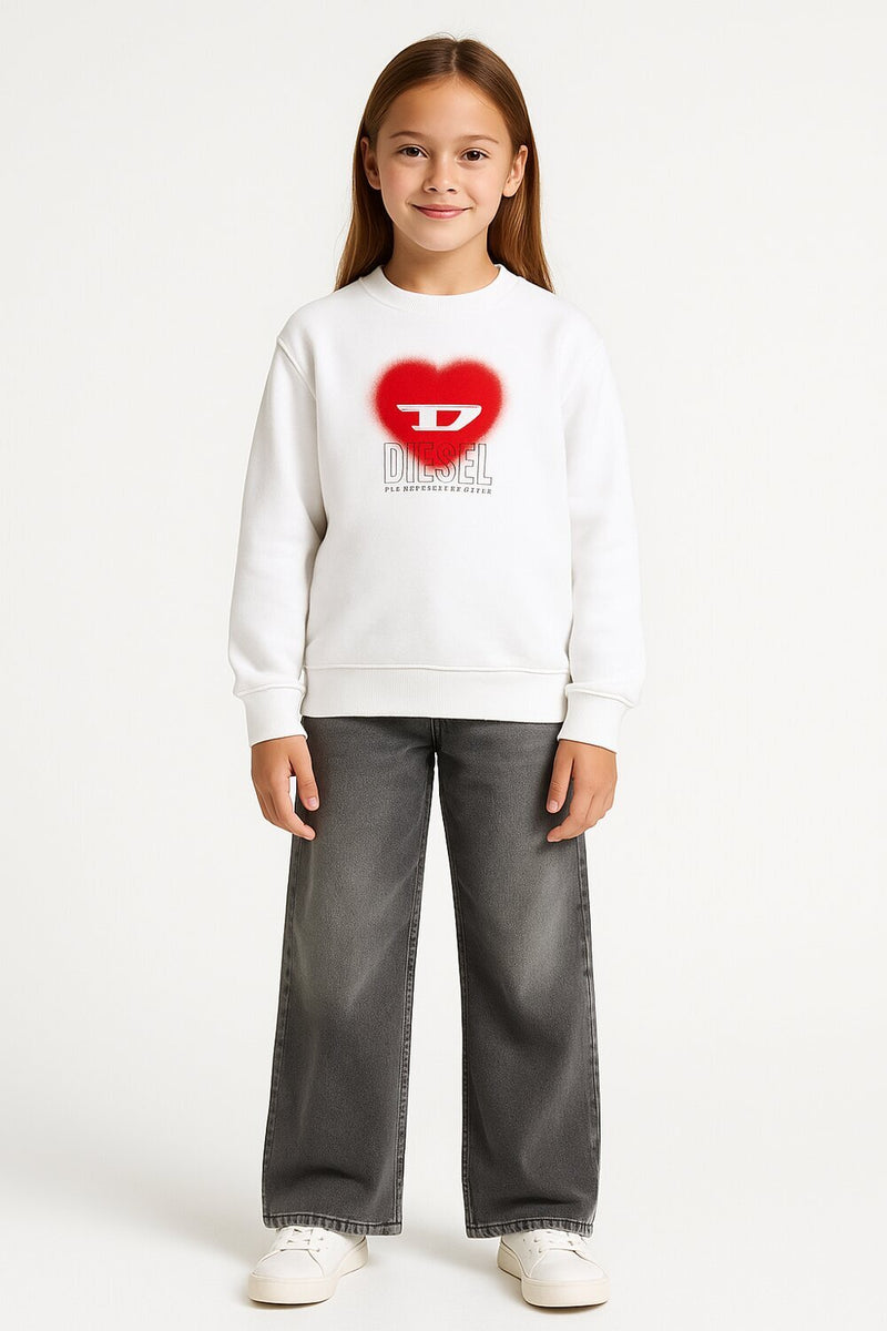 Diesel jeans a zampa bambina ragazza neri cotone elasticizzato - NERO | CammarataMode