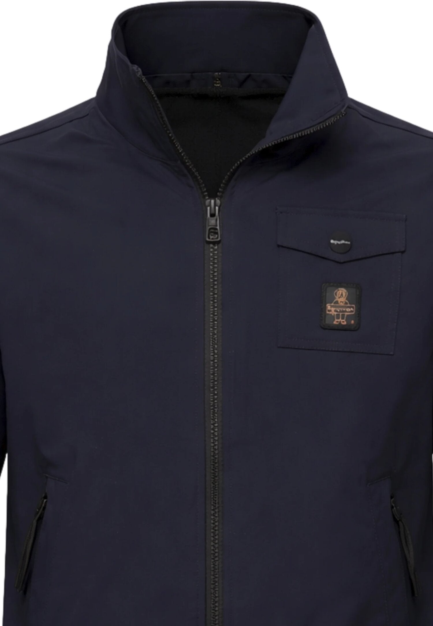 Refrigiwear Giubbotto Leggero Blu Bambino Collo Alto R1562CS26_