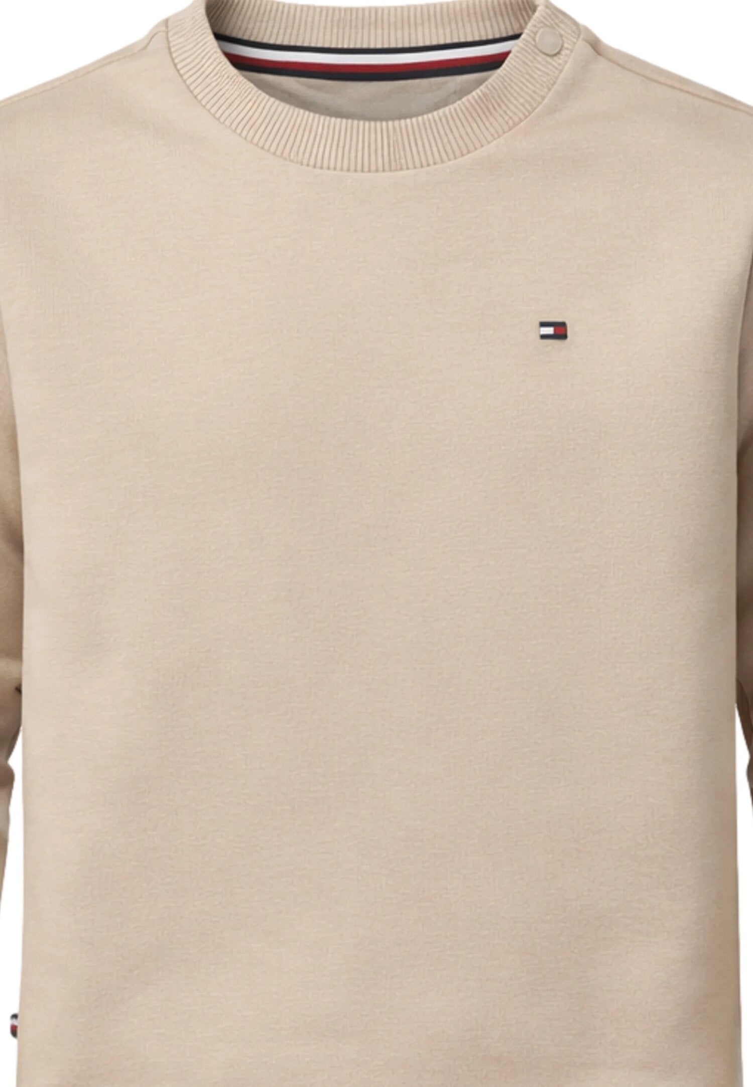 Tommy Hilfiger Felpa Sabbia a Girocollo Primaverile Neonato KN0KN02204ABYB_