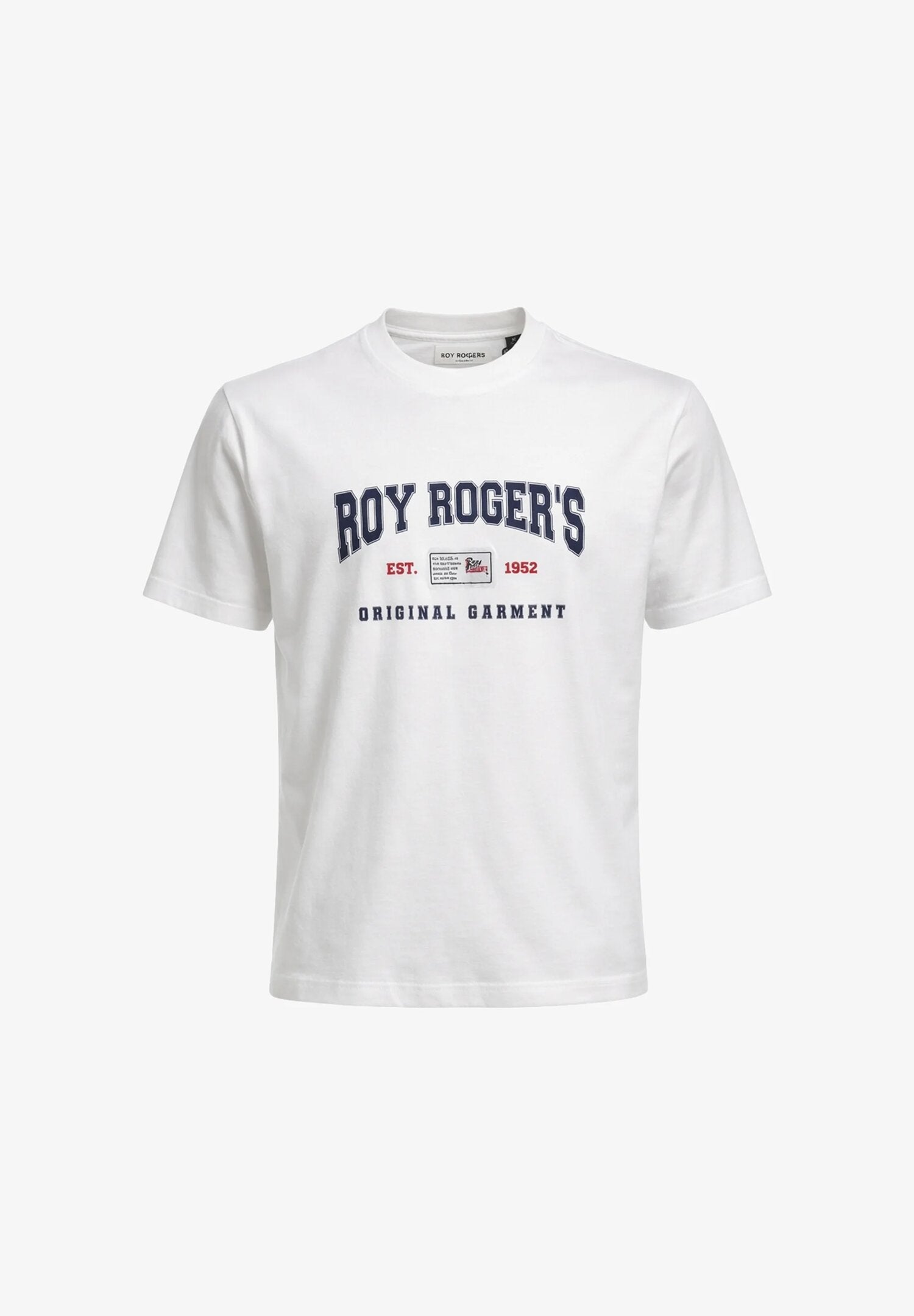 Roy Roger's t-Shirt Bianca Logo Grande Roy Bambino RG106_