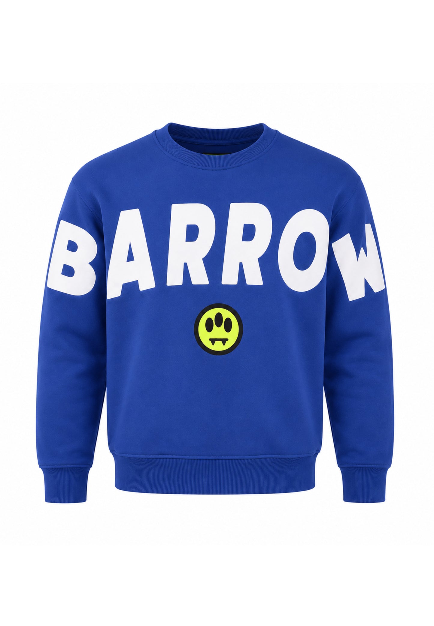 BARROW FELPA ROYAL GIROCOLLO CON MAXI SCRITTA Bambini e ragazzi F6BKJUSW016.ROYAL_
