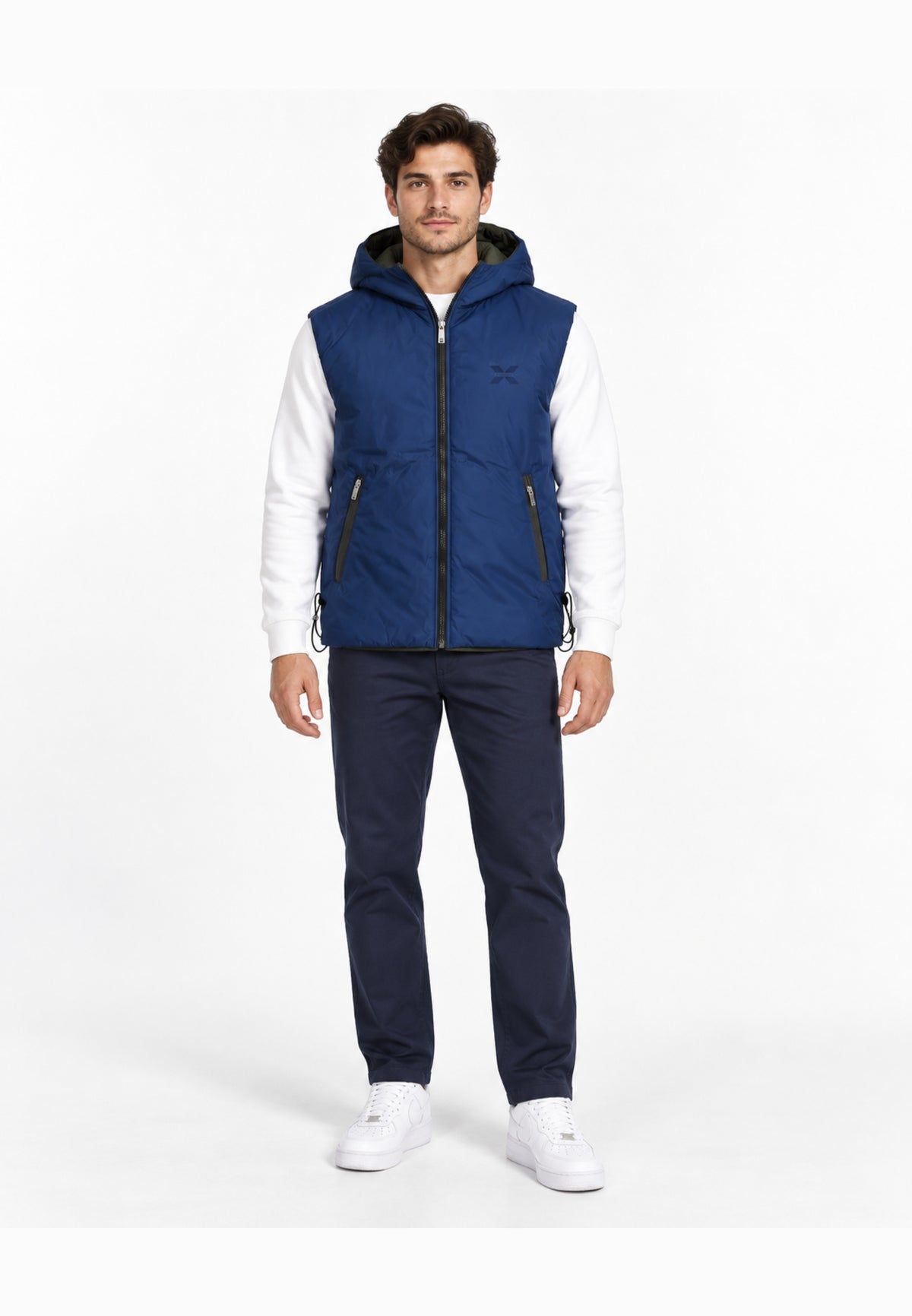 John Richmond GIUBBOTTO VERDE SMANICATO DOUBLE FACE Uomo UMA26020GT.VERDE_
