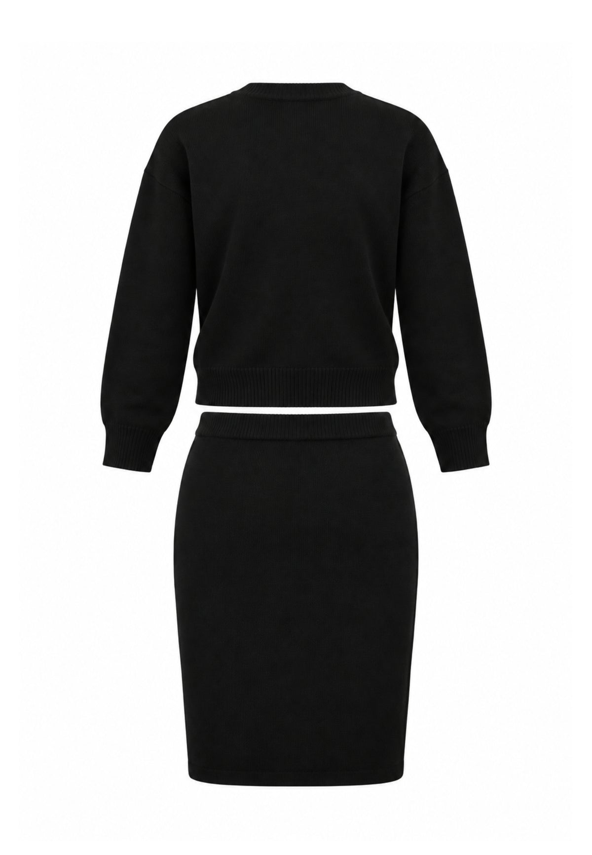 Diesel COMPLETO NERO IN MAGLIA CON LOGO ARGENTO Bambine e ragazze KIMLIN+GIMKY.NE_