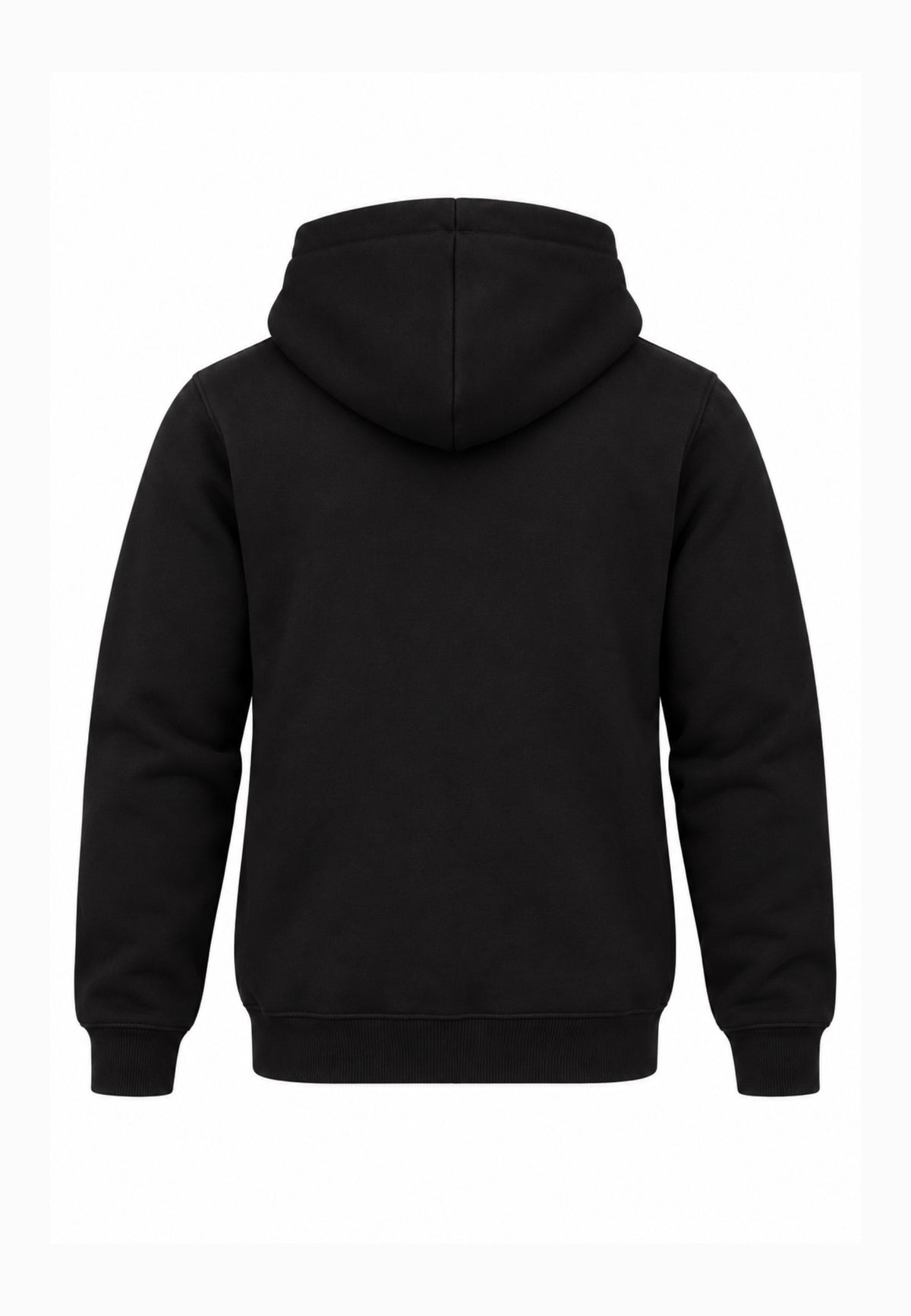 DS2 FELPA NERA CON CAPPUCCIO E LOGO MAXI CENTRALE Bambini e ragazzi F62K282.NE_