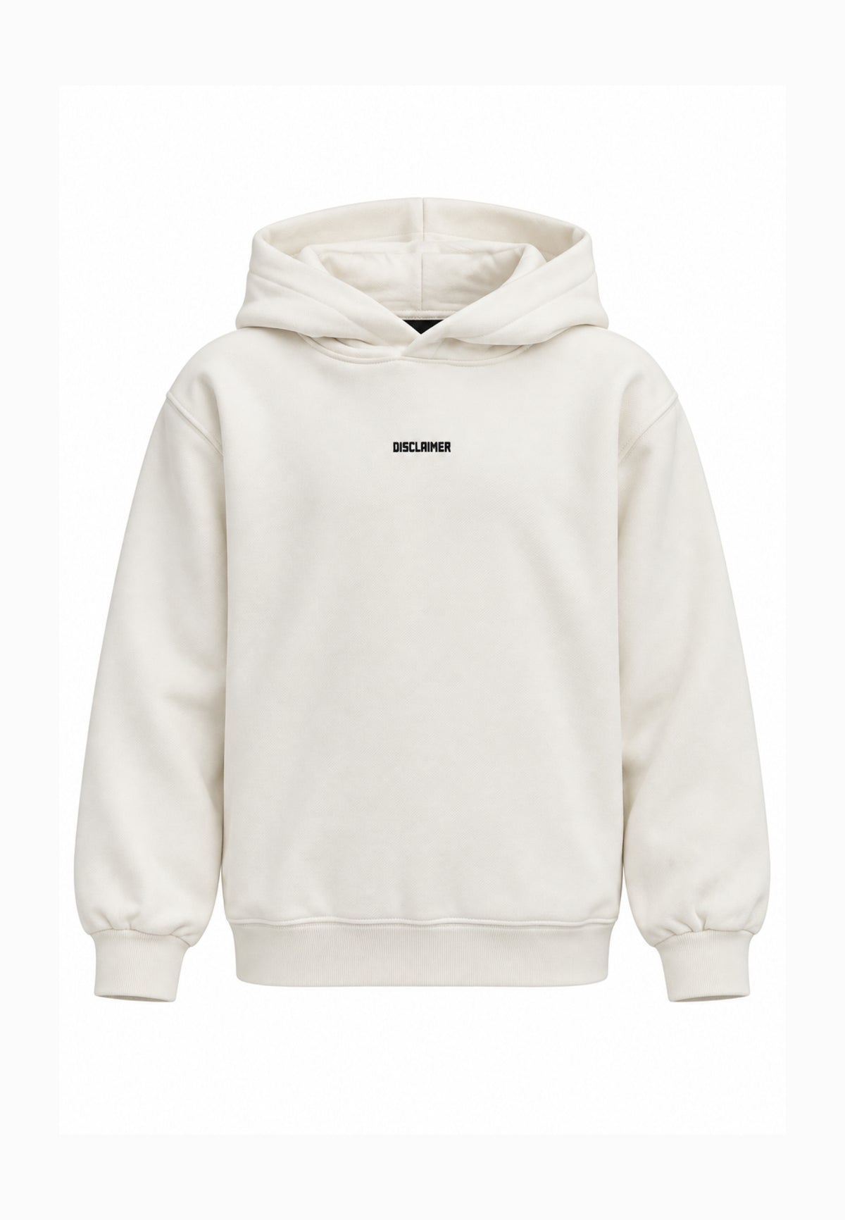 Disclaimer FELPA PANNA CON CAPPUCCIO E MAXI LOGO SUL RETRO Bambini e ragazzi 26IDK59101.PANNA_