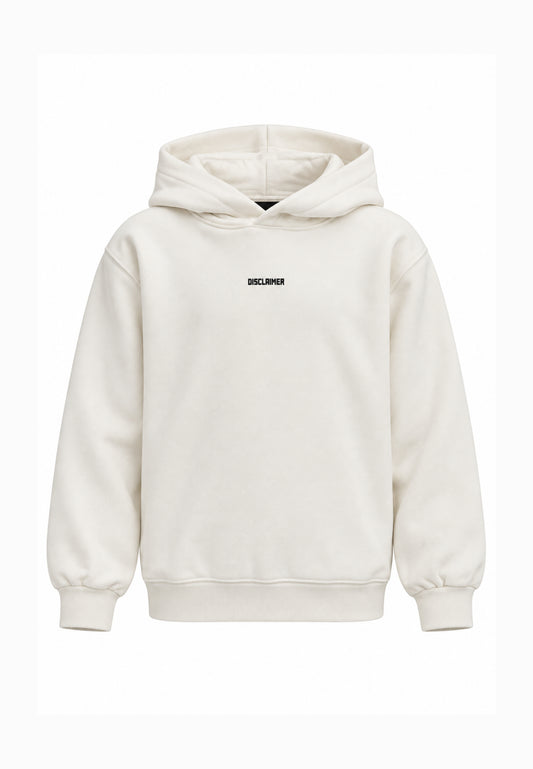 Disclaimer FELPA PANNA CON CAPPUCCIO E MAXI LOGO SUL RETRO Bambini e ragazzi 26IDK59101.PANNA_