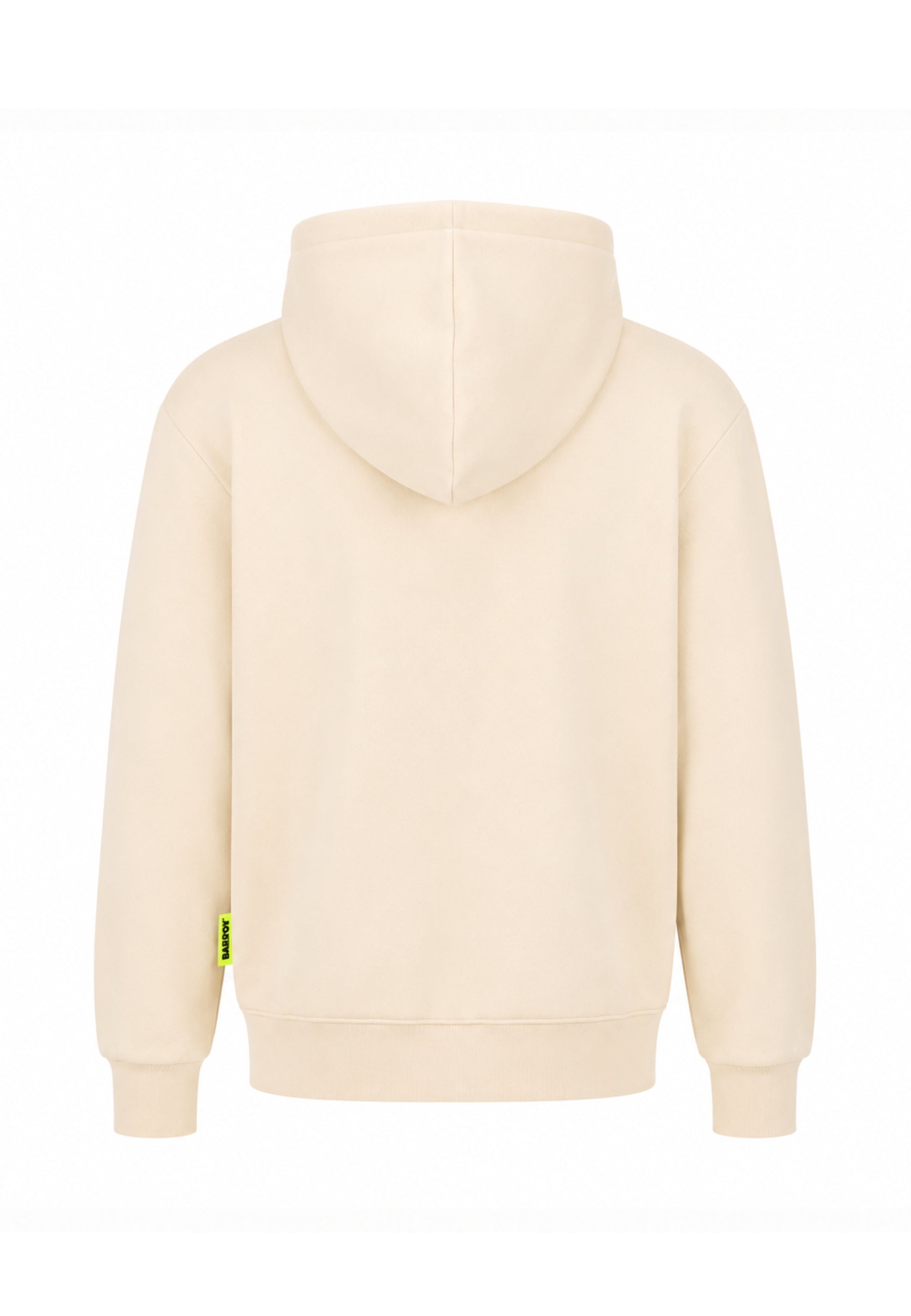 BARROW FELPA PANNA CON CAPPUCCIO con logo sul collo Bambini e ragazzi F6BKJUHS038.PANNA_