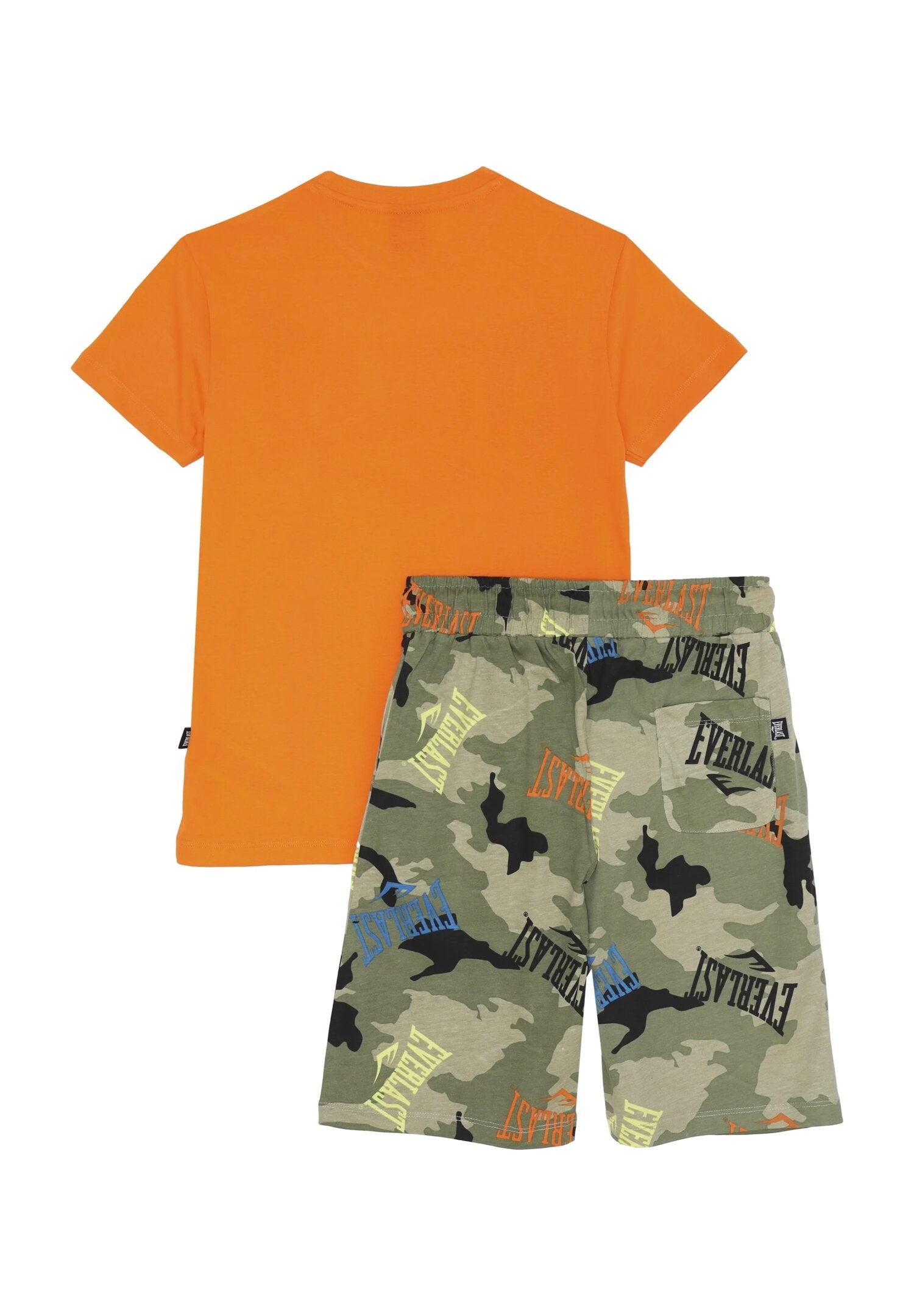 Everlast Completo t-shirt e bermuda Bambino arancione 8-16 anni camouflage | CammarataMode