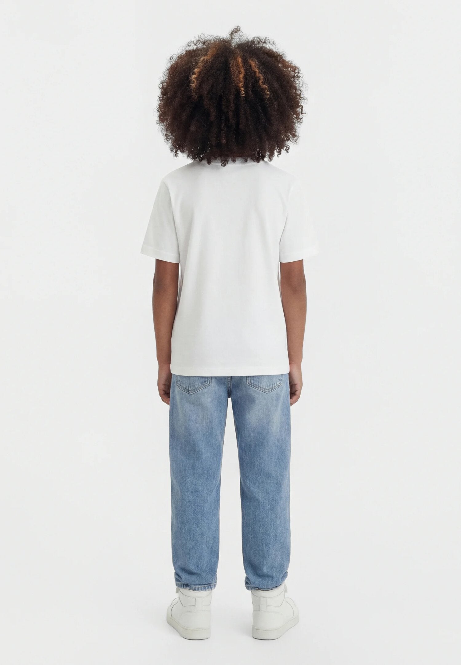 Diesel Tshirt Bianca Bambino In Cotone Maniche Corte Scuola PE26