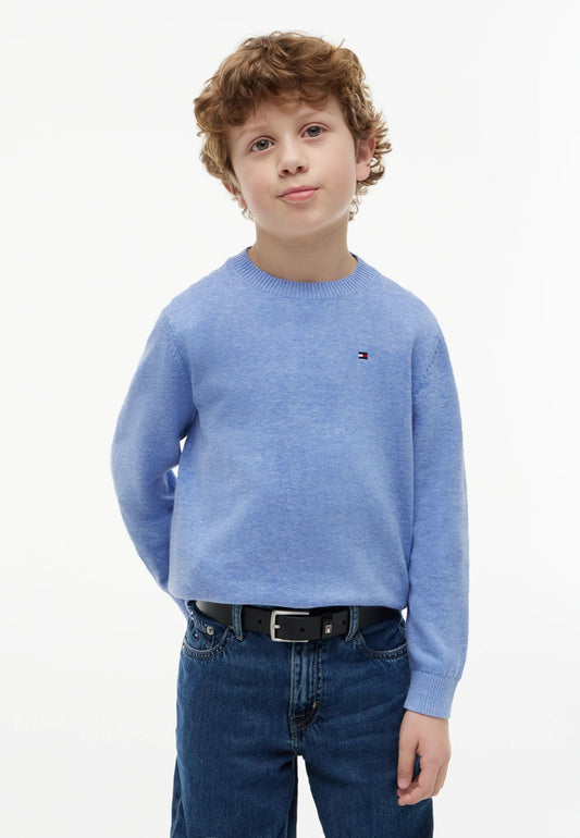 TOMMY HILFIGER maglione AVION CON LOGO PICCOLO BANDIERA Bambini e ragazzi KB0KB10307C8P.AVION_