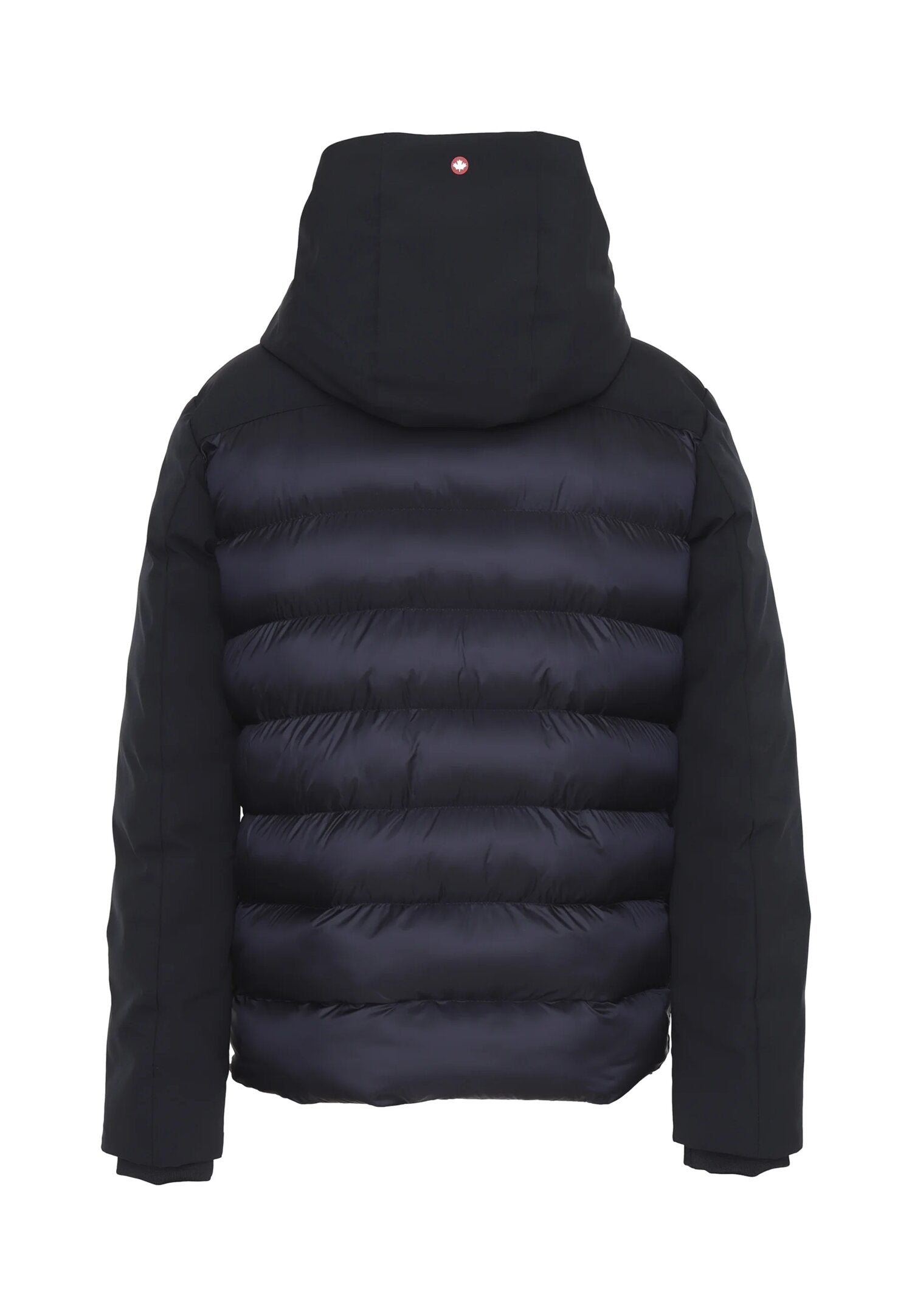 Canadiens Giubbotto Nero Bambino In Tessuto Con Cappuccio Invernale AI25