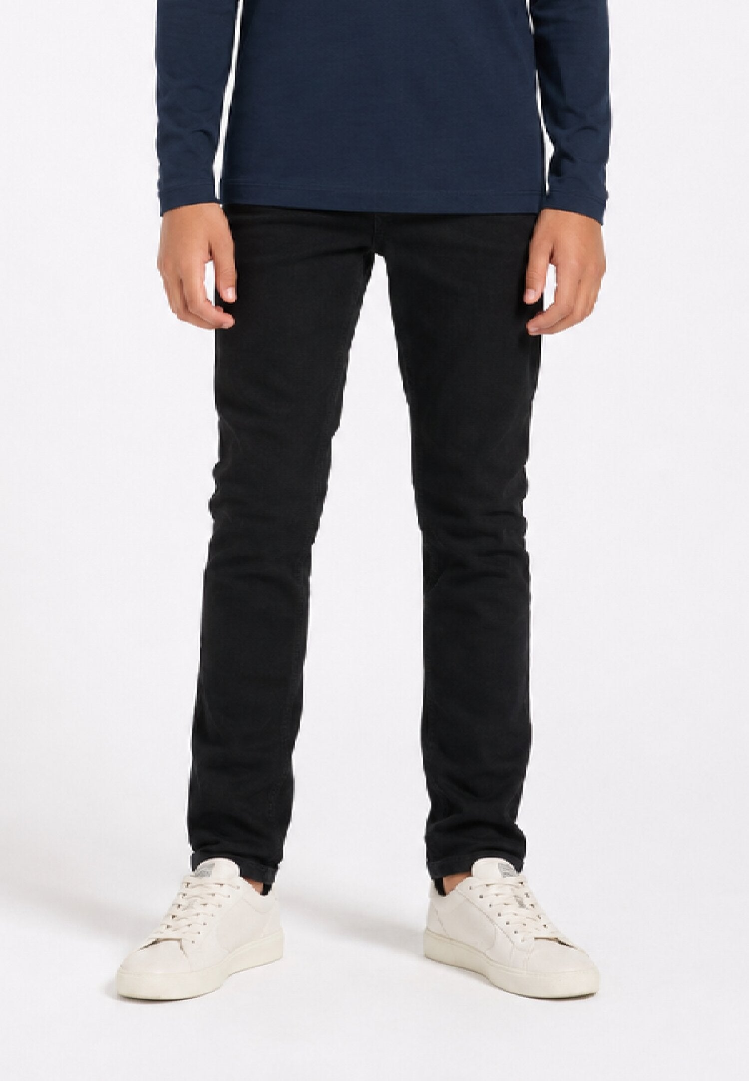 Jack & Jones Jeans Denim Nero Slim Fit Bambino 12301289_