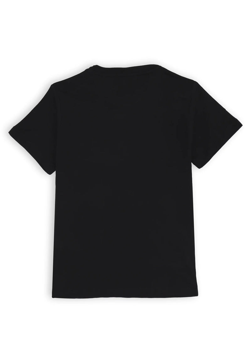 Pyrex Completo Bambina e Ragazza 8-16 Anni T-shirt Nera e Shorts Bianchi - NERO | CammarataMode