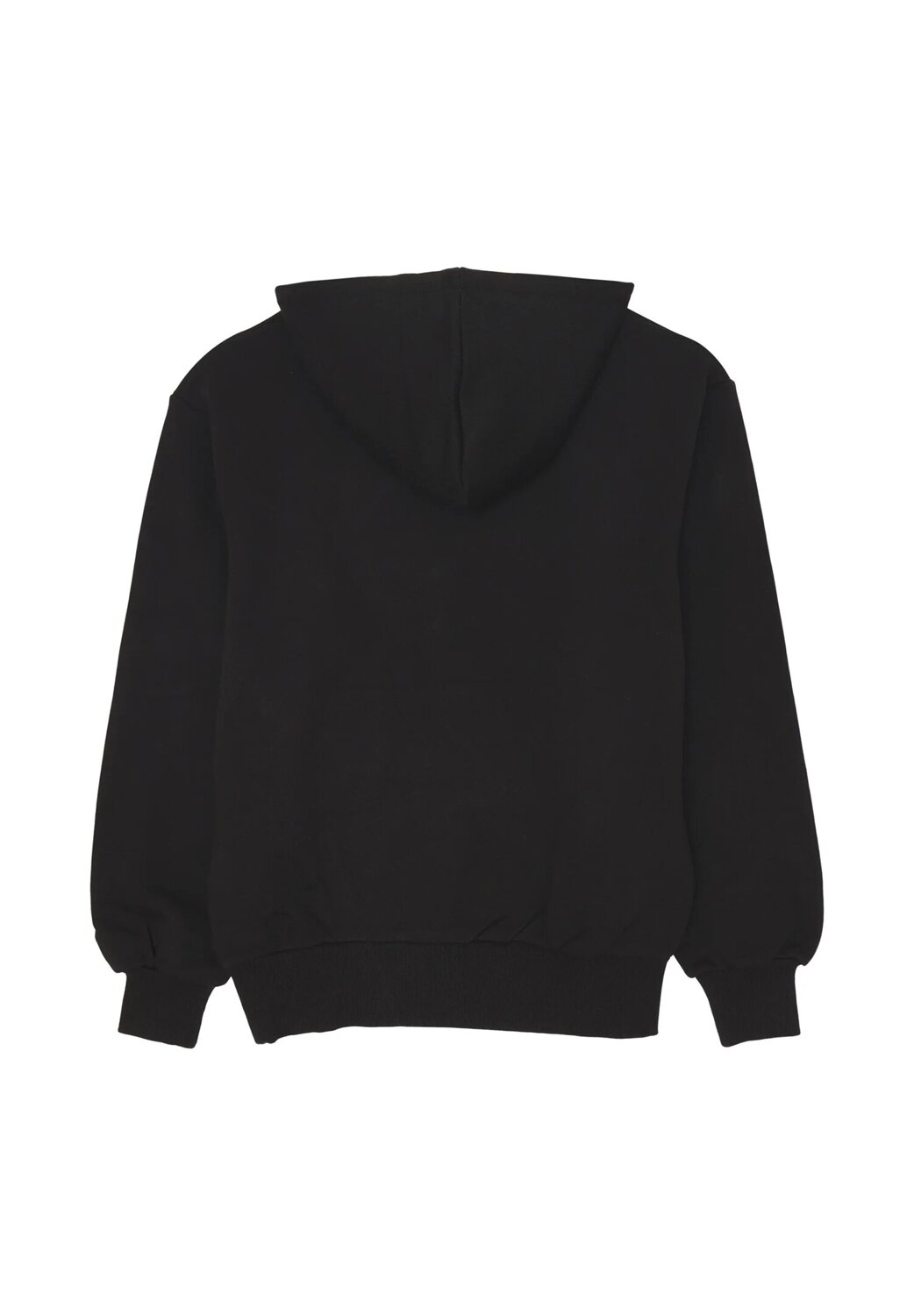 John Richmond felpa uomo nera con cappuccio cotone logo urban | CammarataMode