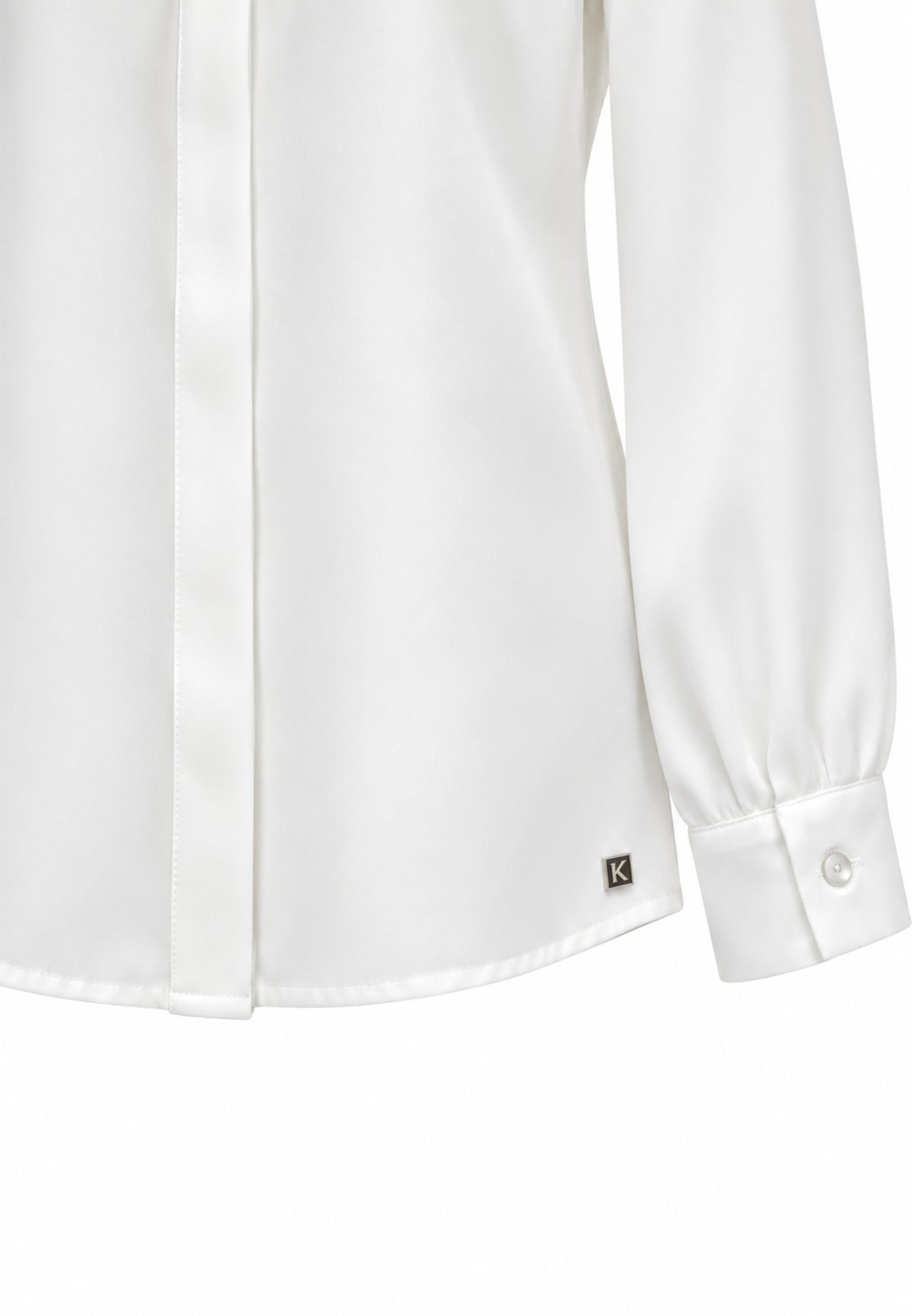 Kocca camicia panna con fiocco sul colletto Bambine e ragazze wartin.panna_