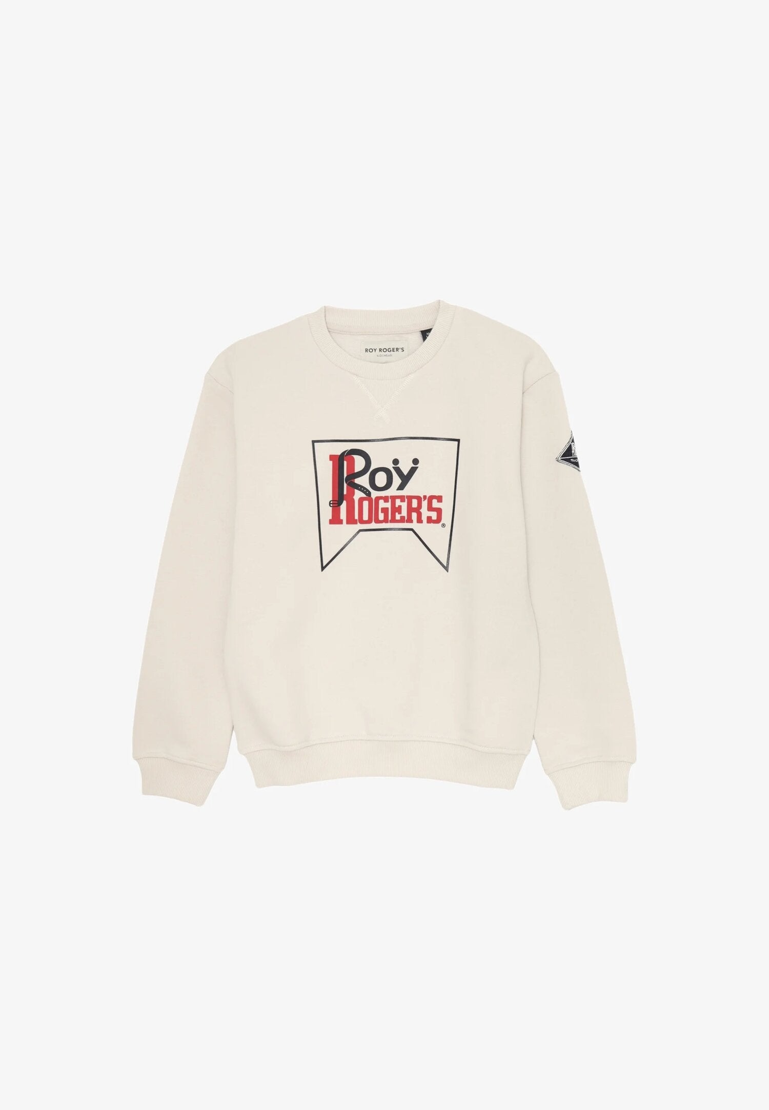 Roy Rogers Felpa bambino – Beige Cotone 100% con Logo