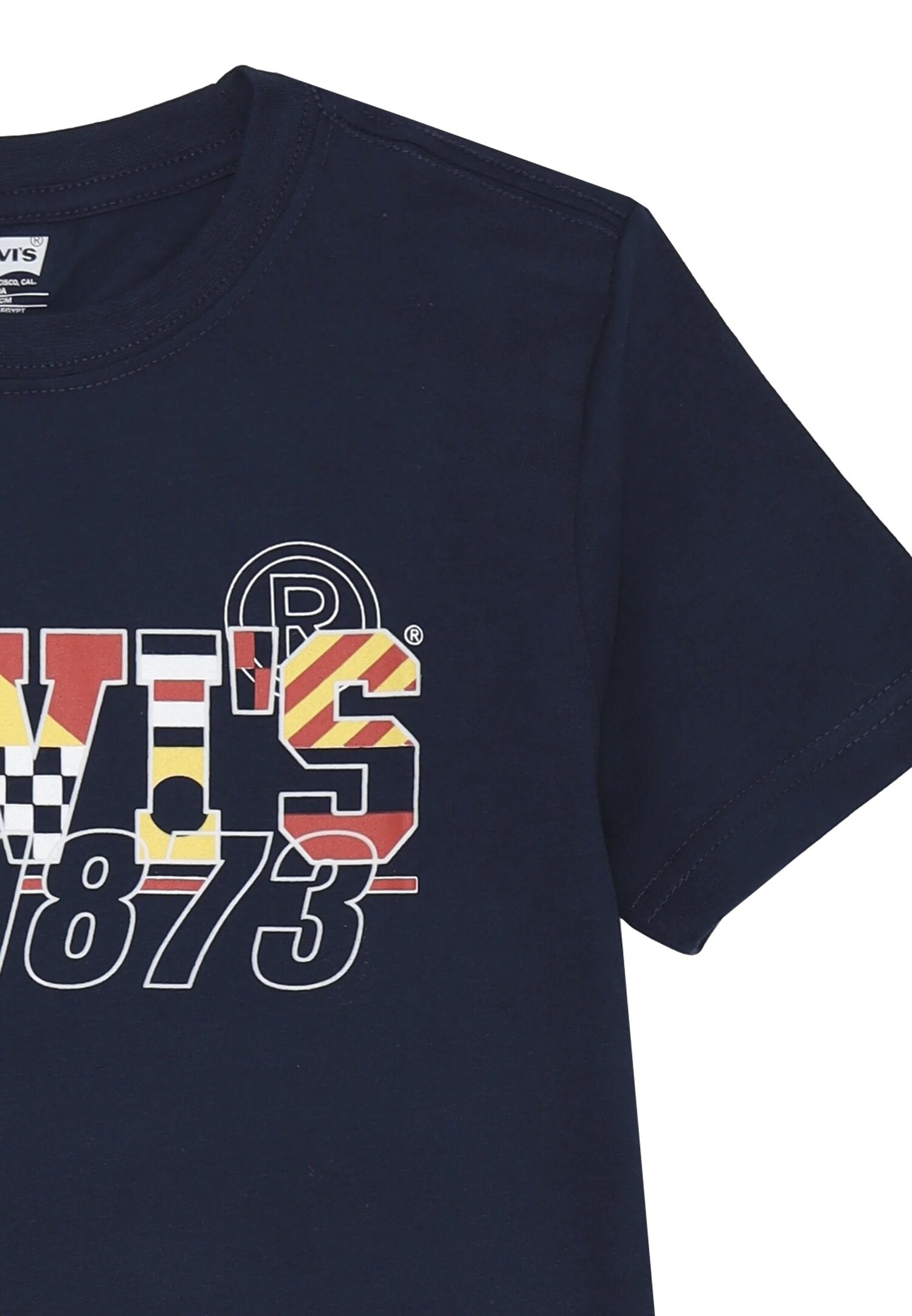 Levi's T-Shirt Blue Kids Junior Short Sleeve Logo 1873 | CammarataMode