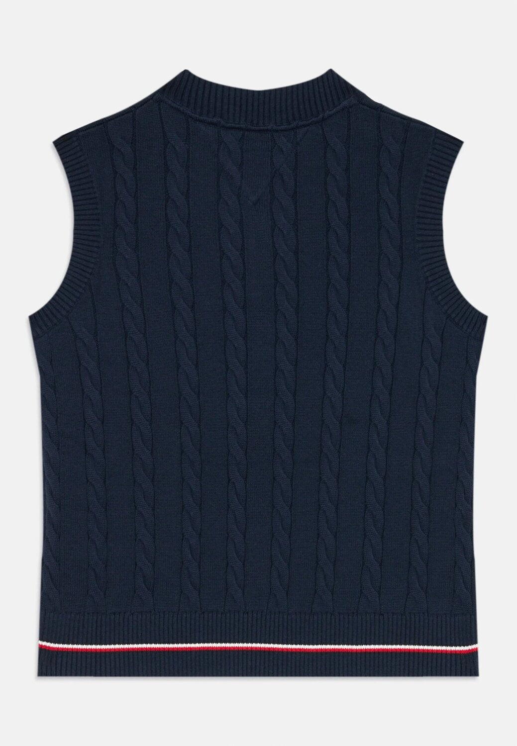 Tommy Hilfiger Gilet Smanicato Neonato Blu Navy – Cotone con Logo