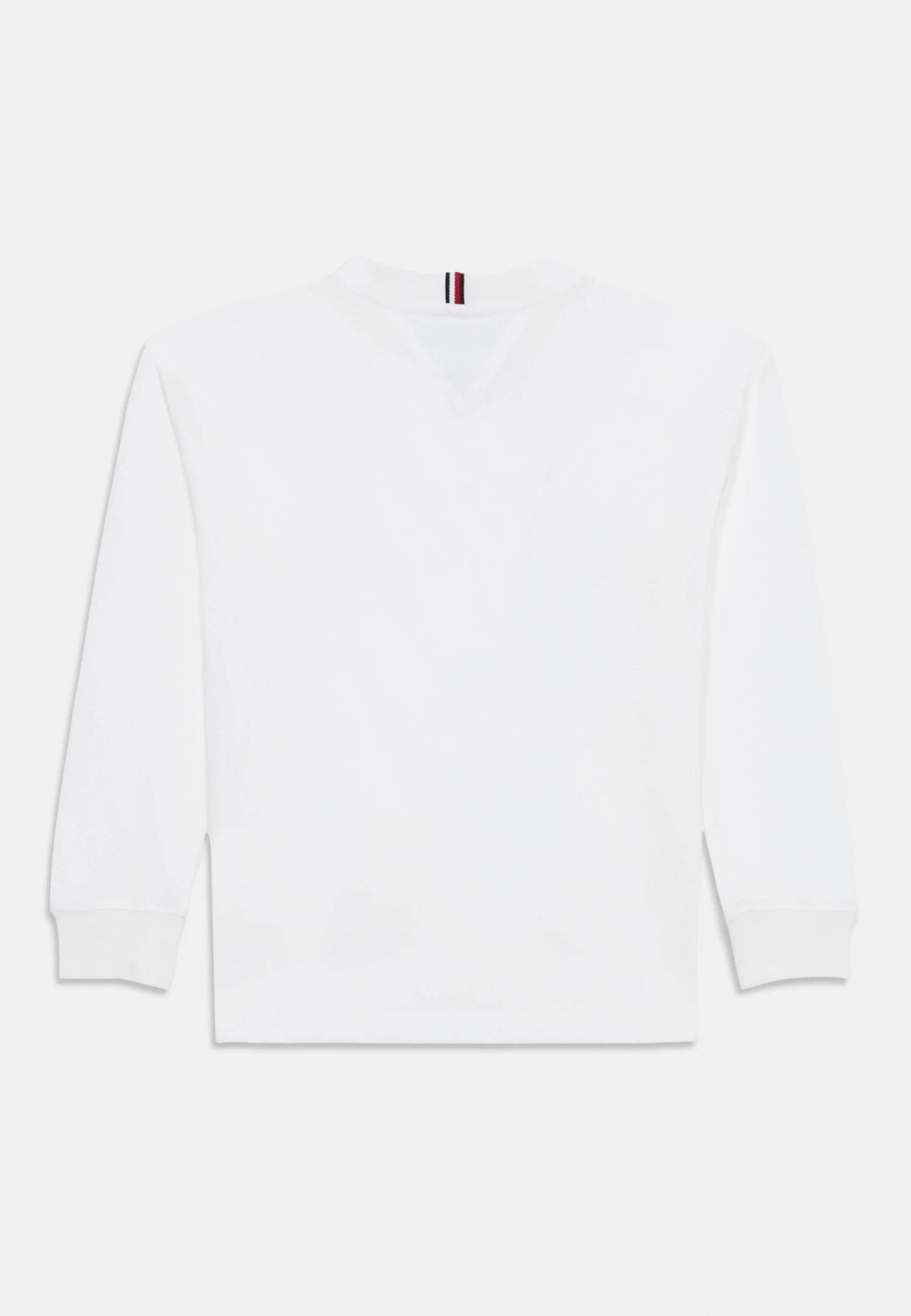 Tommy Hilfiger Tshirt Ragazzo Bianco Maniche Lunghe Scuola PE26