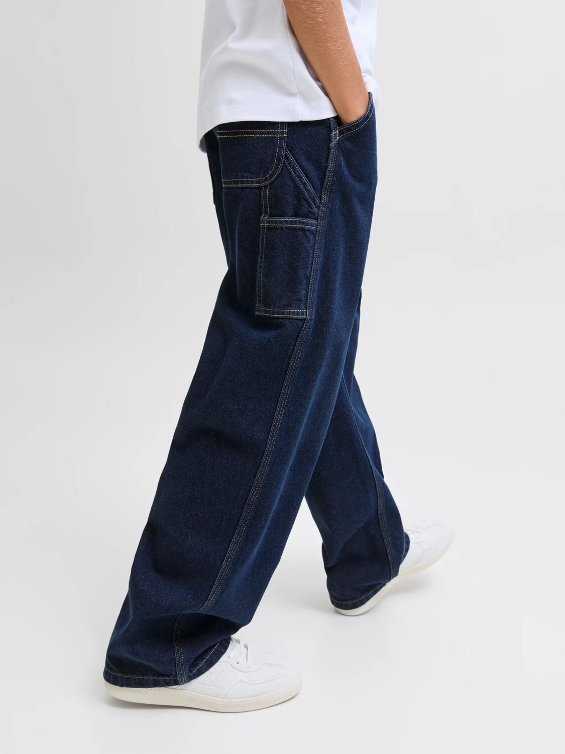 Jack & Jones Junior Jeans Carpenter Blu Bambino In Denim | Passeggio AI25 | CammarataMode