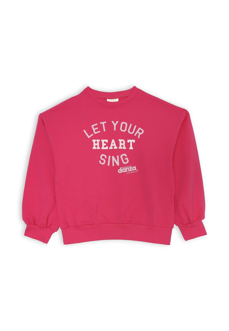 Dimensione Danza Complete Sweatshirt and Pants for Girls Fuchsia - Spring Summer - FUCHSIA | CammarataMode
