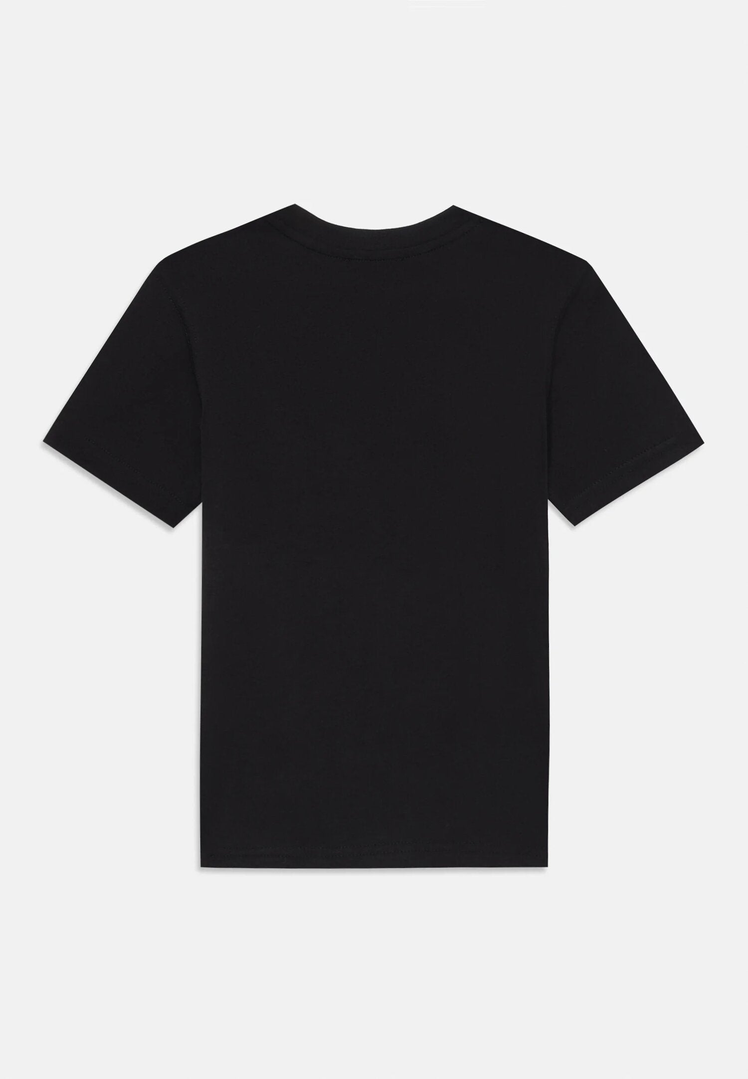 Diesel Tshirt Nero Bambino In Jersey Maniche Corte Scuola PE26