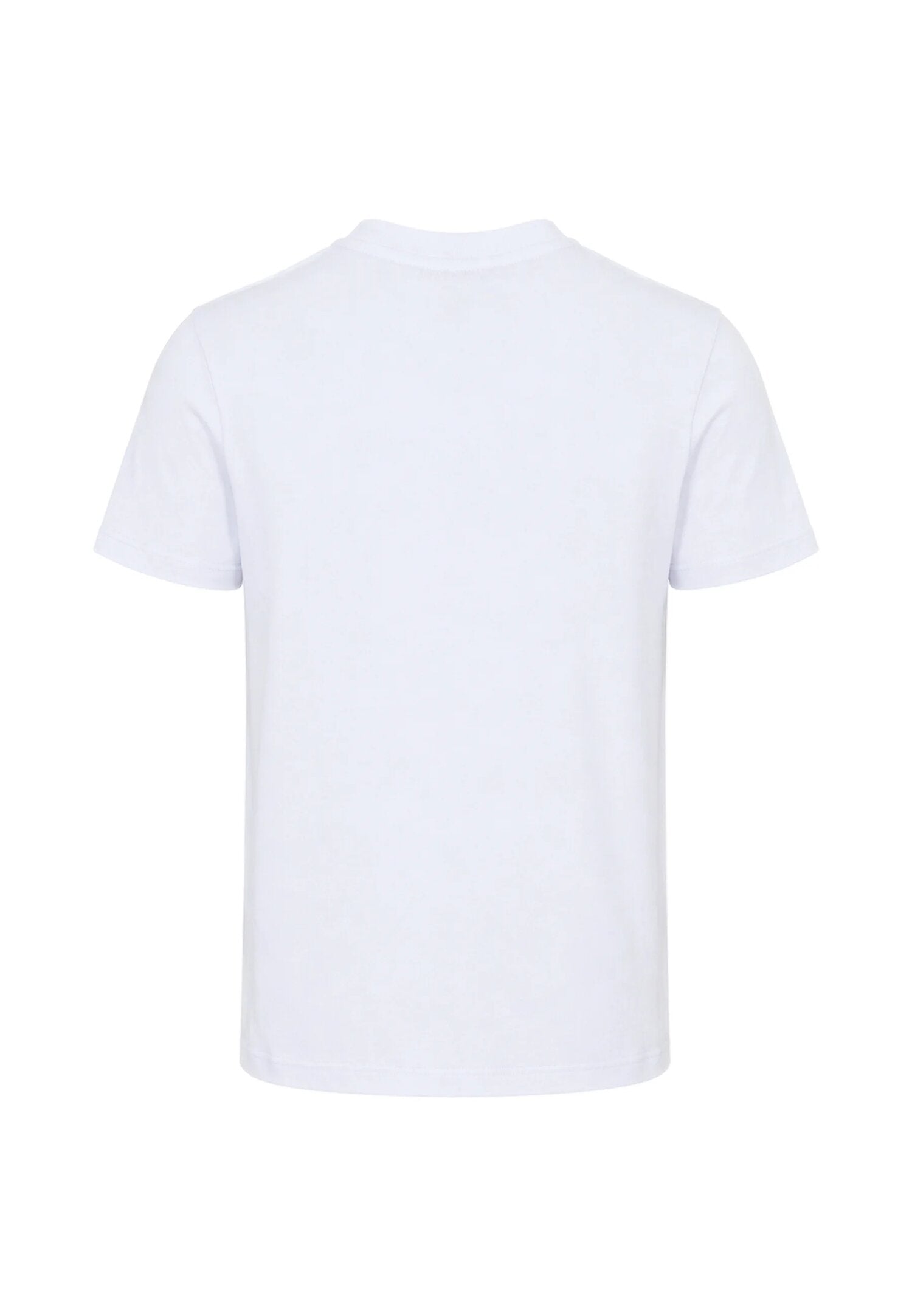 Diesel Tshirt Bianca Con Logo Piccolo Sul Cuore Bambino UTRIM_