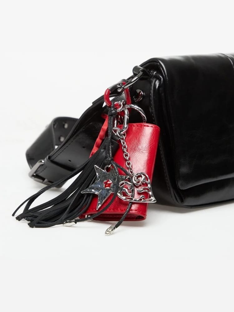 Desigual borsa a tracolla in ecopelle nera