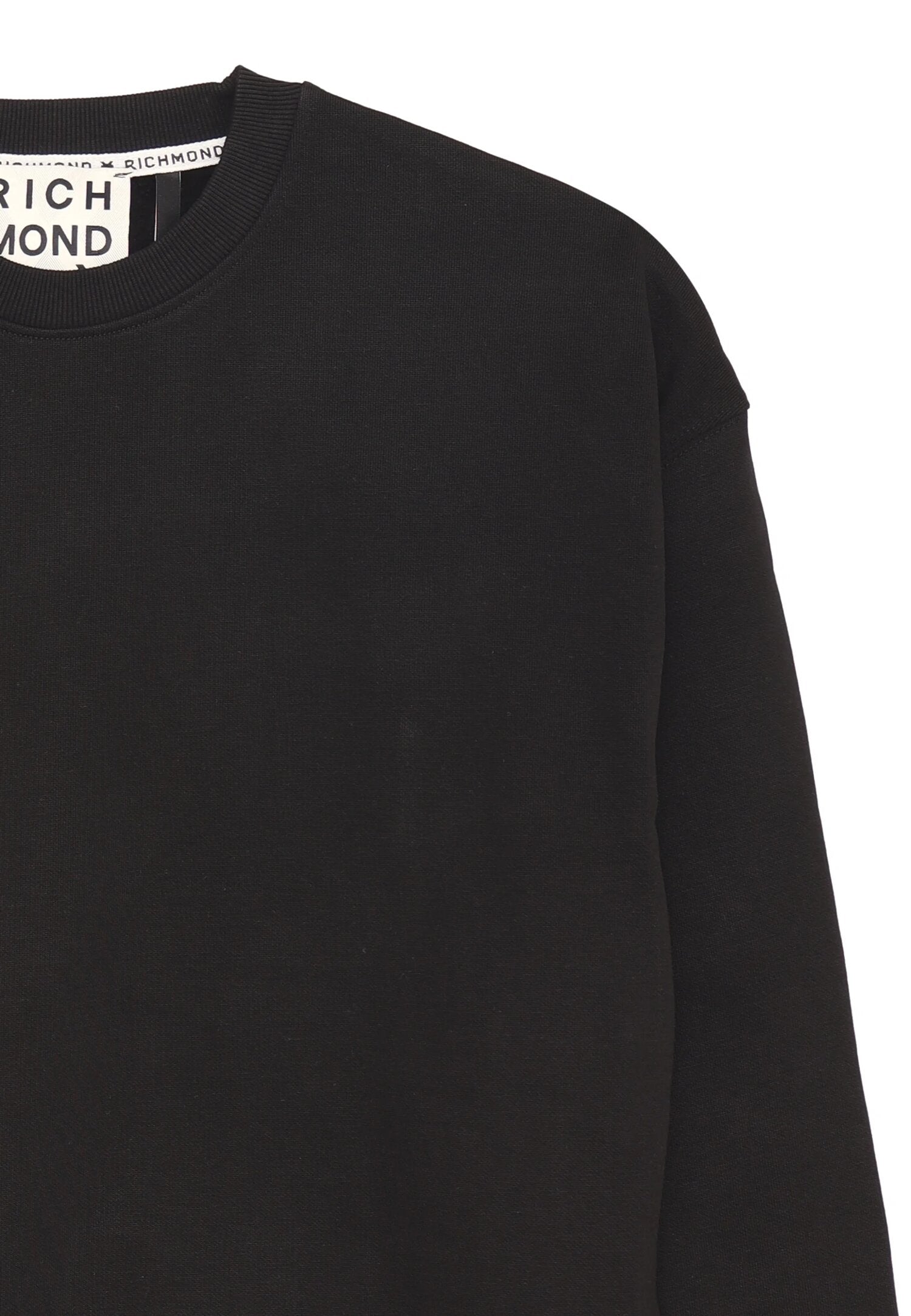 John Richmond Felpa Uomo Nemes Nera – Cotone 100%