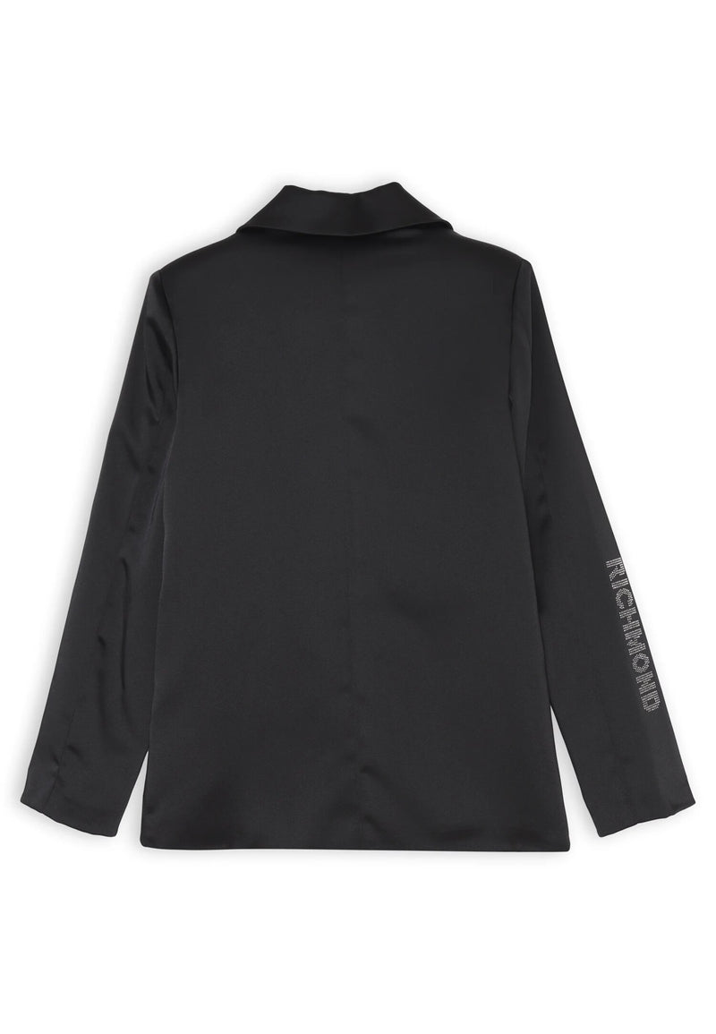 Richmond Black Double Breasted Jacket Kids Junior Elegant - BLACK | CammarataMode