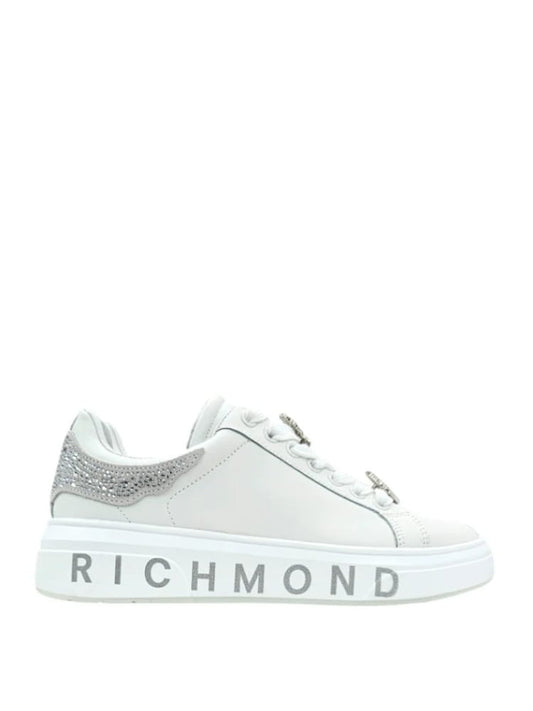 Richmond scarpe bianche donna con strass
