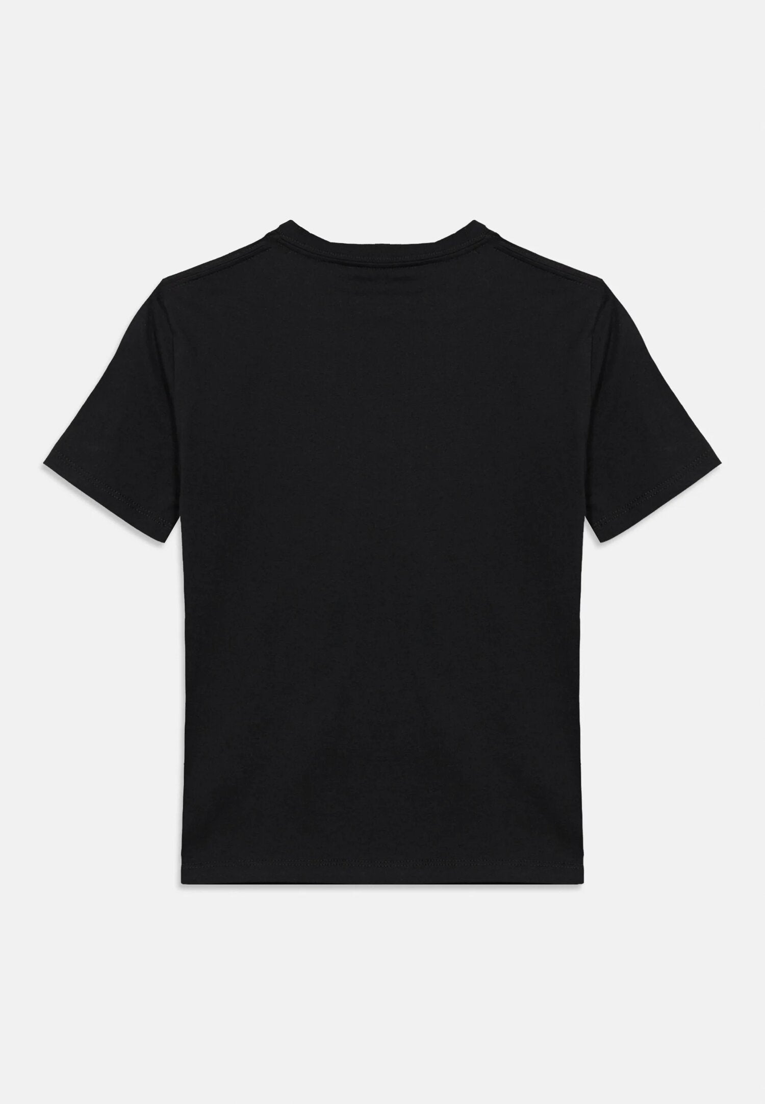 Calvin Klein Tshirt Nera Con Logo Ripetuto Bianco Bambino LVCKSJA10BBEH_