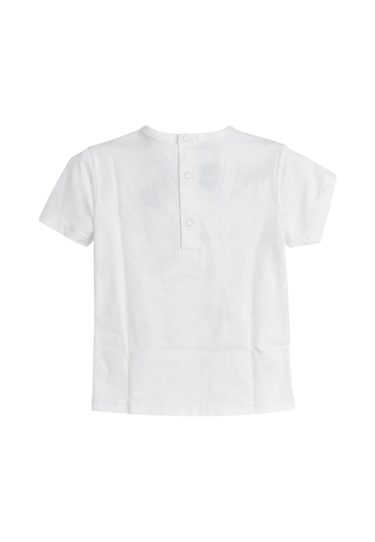 Roy Roger's Tshirt Bianca Neonato Maniche Corte Quotidiano In Jersey RG188B_