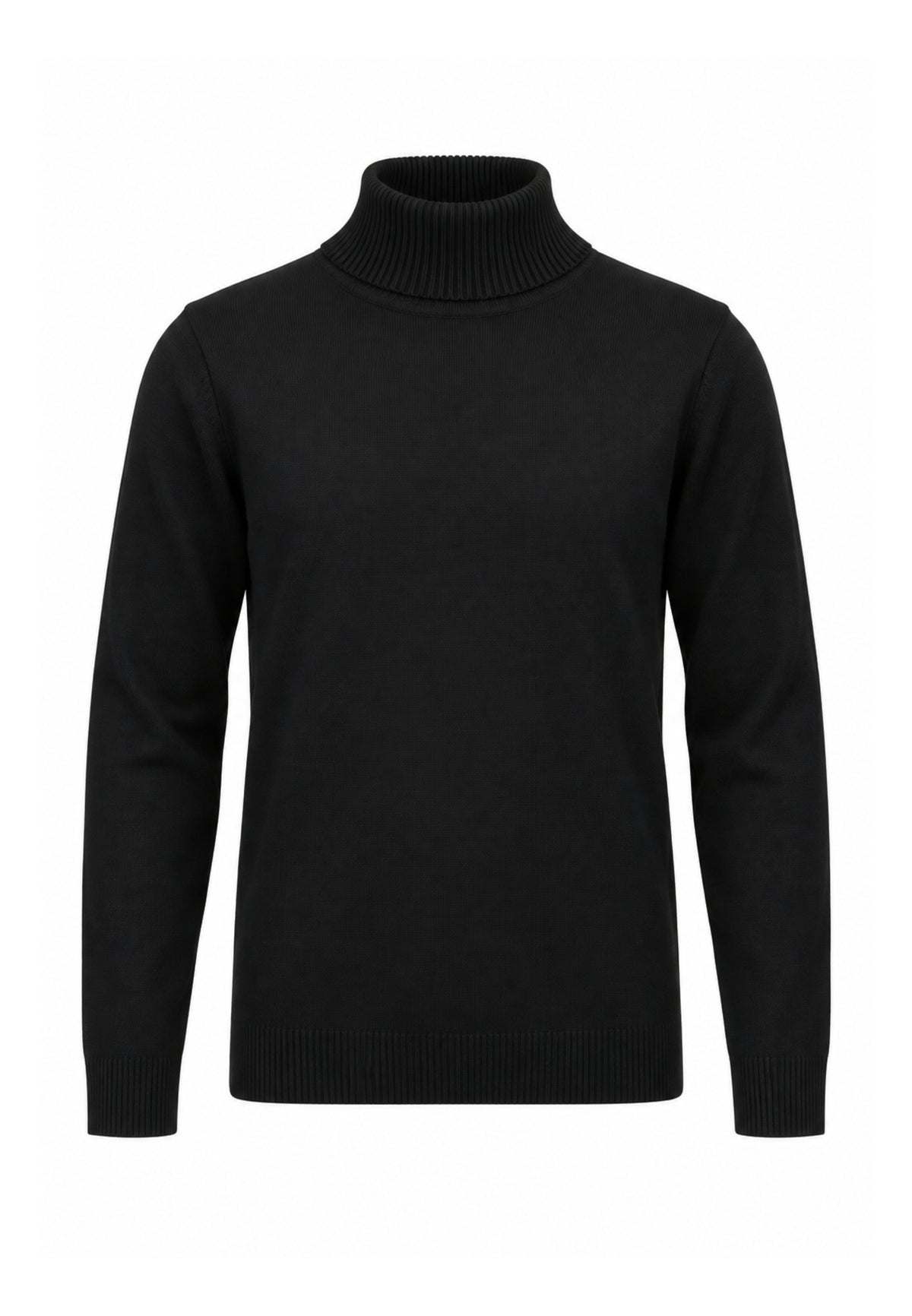 OVERD MAGLIONE NERO A COLLO ALTO Bambini e ragazzi OK101SMG.NE_