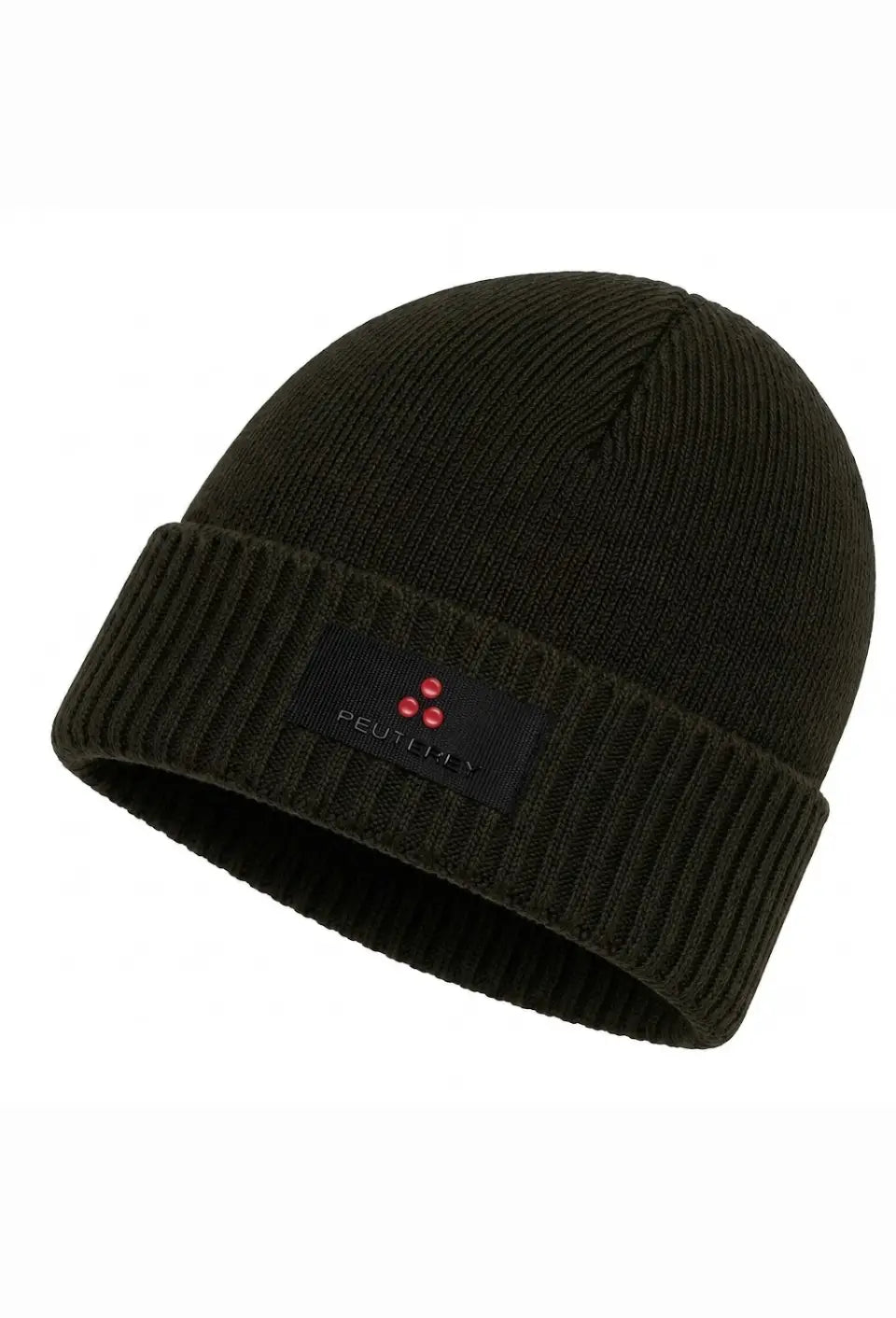 Peuterey CAPPELLO VERDE MILITARE IN LANA RASATA LOGO CENTRALE Bambini e ragazzi SILLI 03 KID.VERDE_