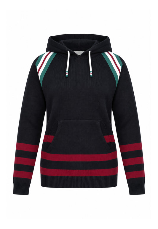 Gabriella Gucci COMPLETO NERO IN MAGLIA CON FELPA E GONNA Bambine e ragazze GK305+GK307.NE_