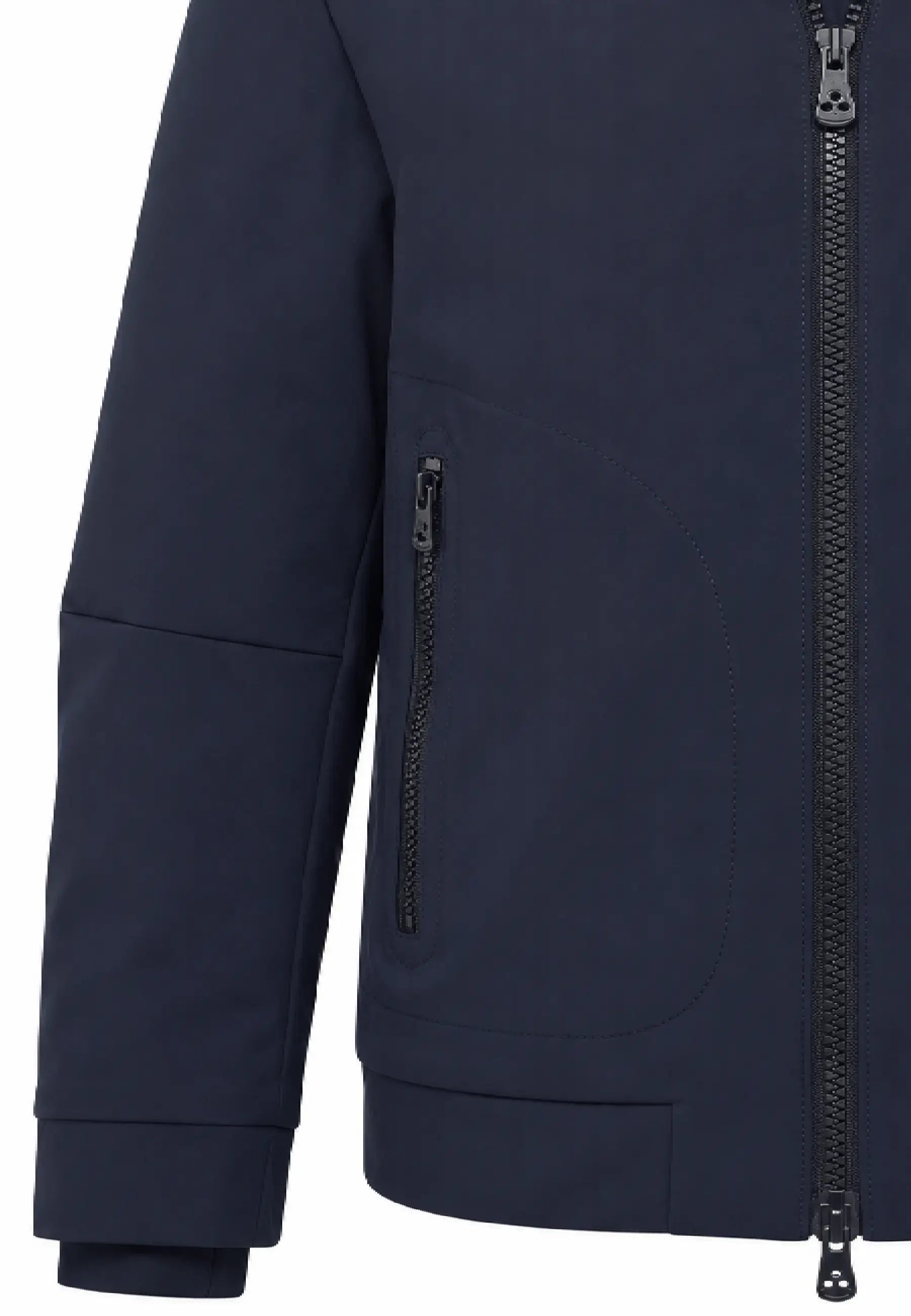 Peuterey GIUBBOTTO BLU SOFT SHELL CON CAPPUCCIO Bambini e ragazzi LOGE SRTR GRS 04 KID.BLU_