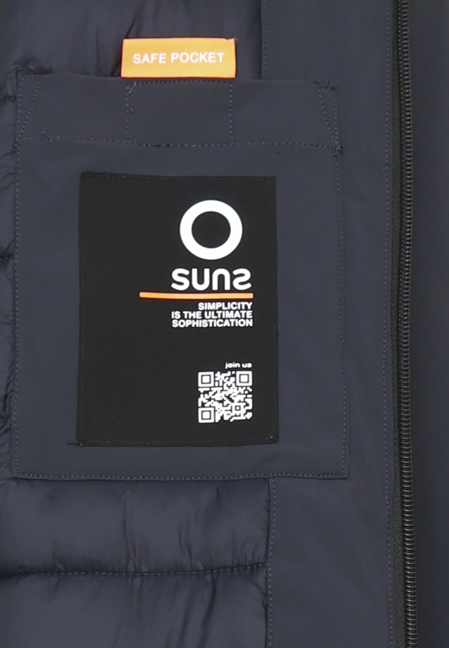 Suns Giubbotto Blu Bambino In Poliestere Con Cappuccio | Da Passeggio AI 25 | CammarataMode