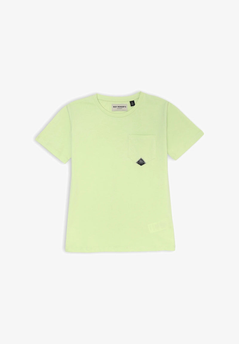 Roy Rogers - Lime Green Kids Pocket T-Shirt - Spring Summer 2025 - VLIME | CammarataMode