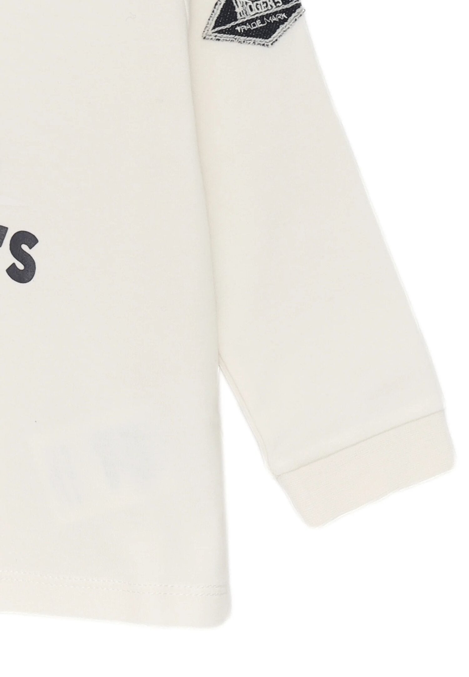 Roy Rogers Maglietta Bambino Wolf Manica Lunga - Off White